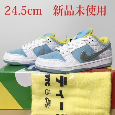 FTC × Nike SB Dunk Low "White/Blue"