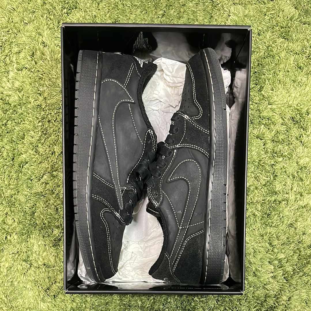 Travis Scott × Nike Air Jordan 1 Low OG SP "Black Phantom"