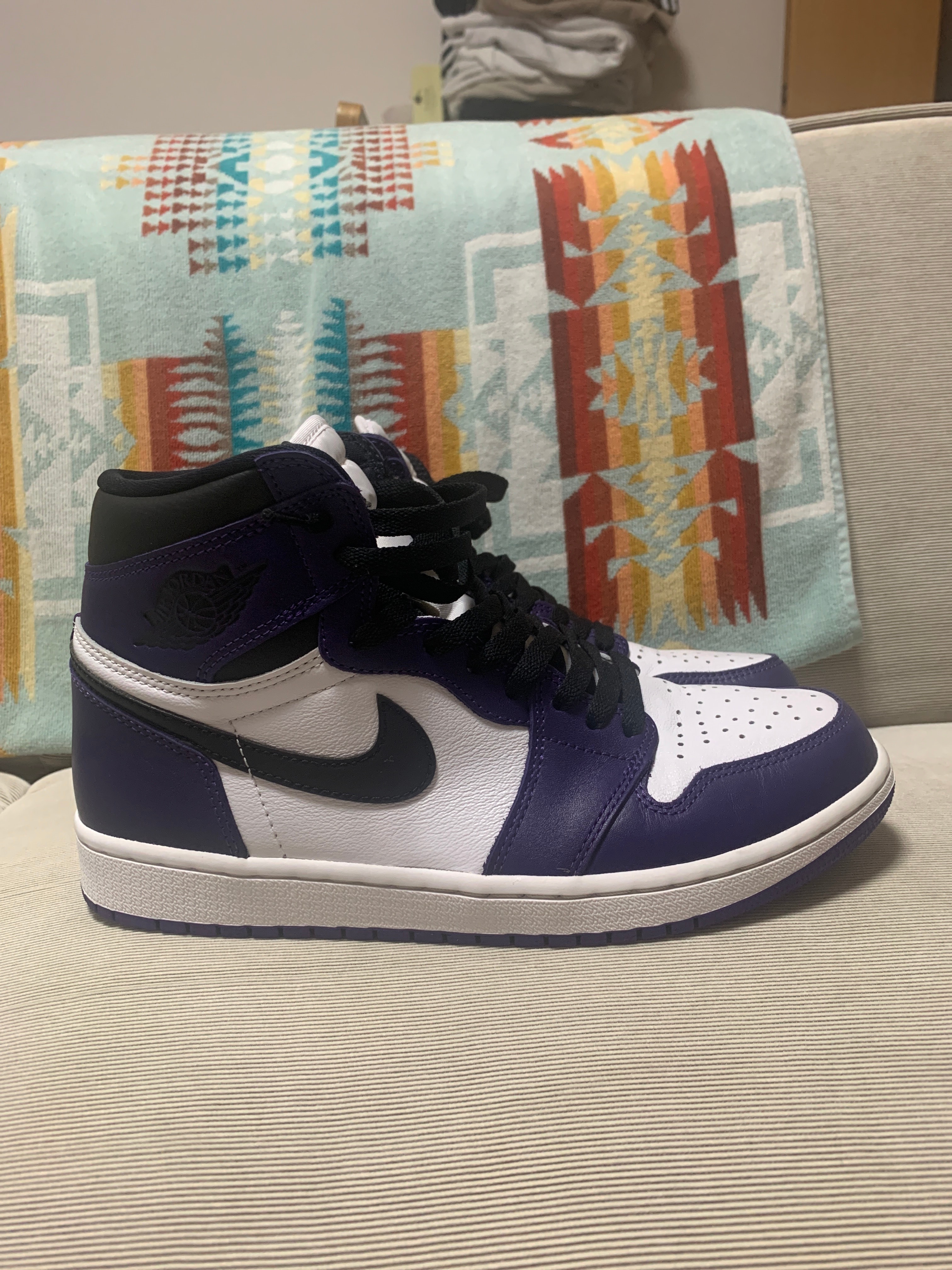 Nike Air Jordan 1 Retro High OG "Court Purple White/Black" (2020)