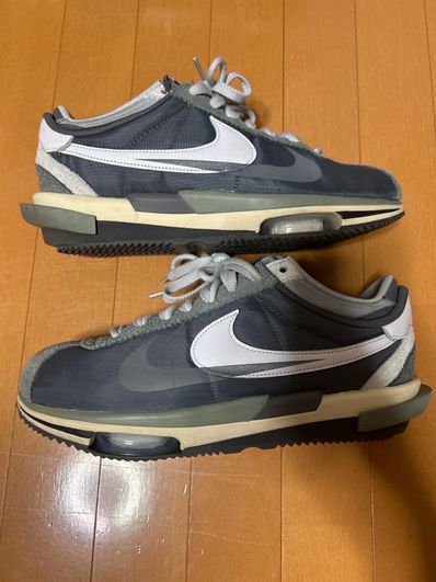 sacai × Nike Zoom Cortez "Iron Grey"