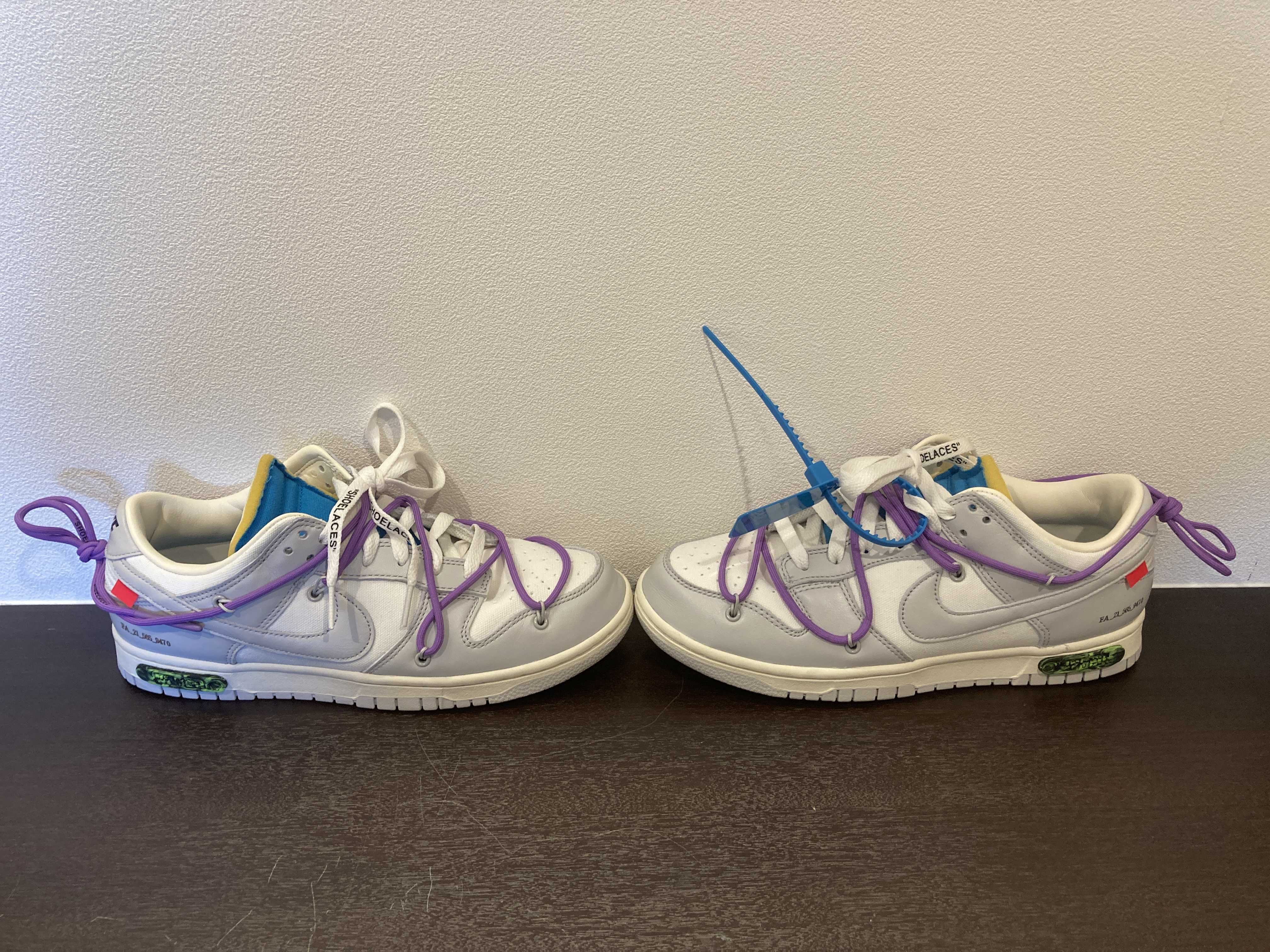 Off-White × Nike Dunk Low "Sail/Neutral Gray"