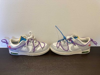 Off-White × Nike Dunk Low "Sail/Neutral Gray"