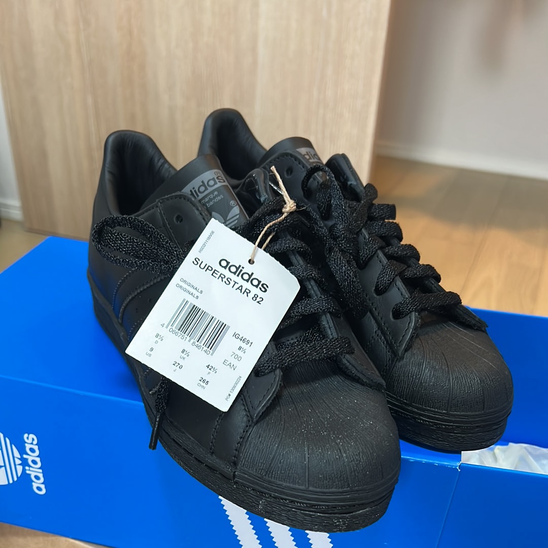 adidas Superstar 82 "Core Black/Grey Six"