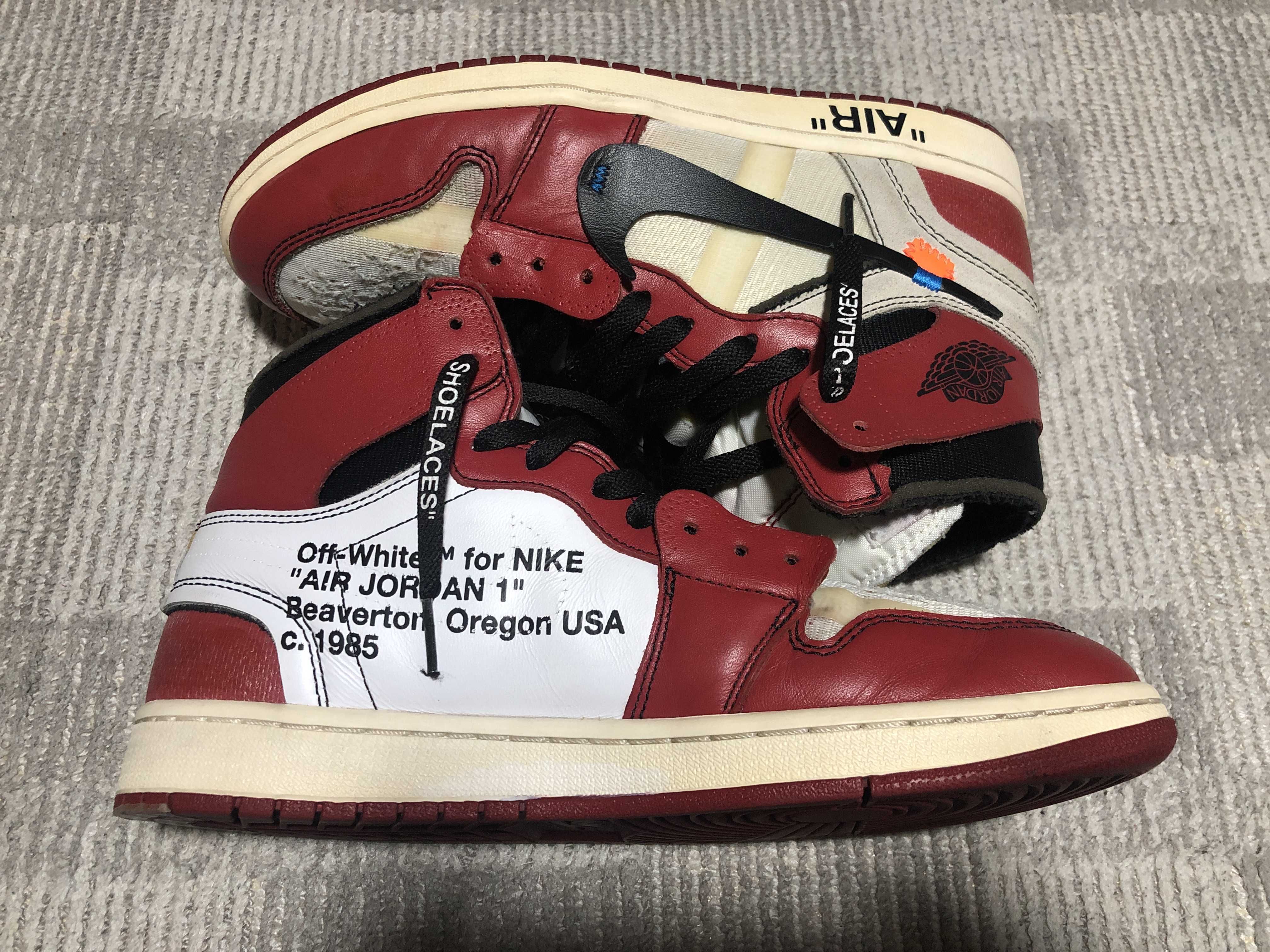 Off-White × Nike Air Jordan 1 Retro High The Ten "Chicago"