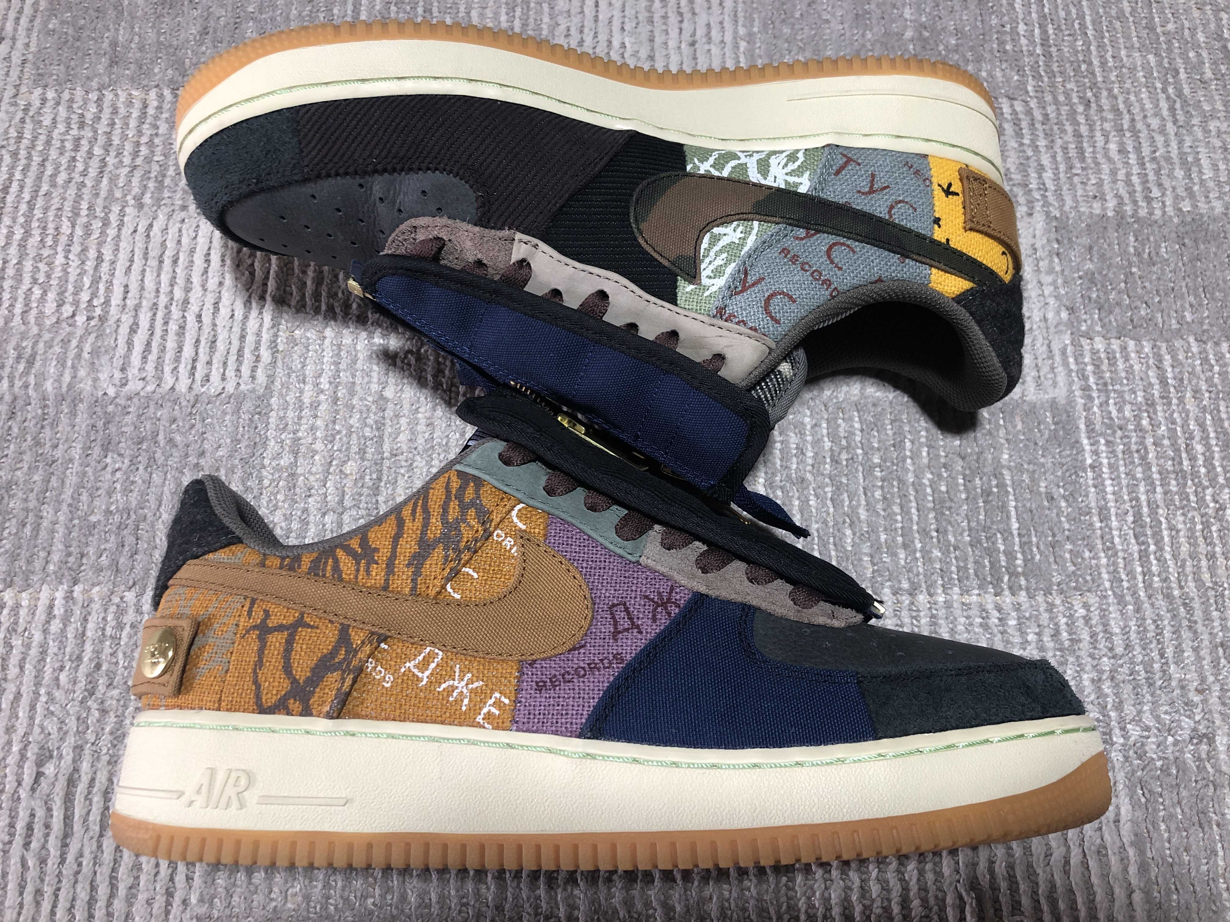 Travis Scott × Nike Air Force 1 Low Cactus Jack "Multi Color"