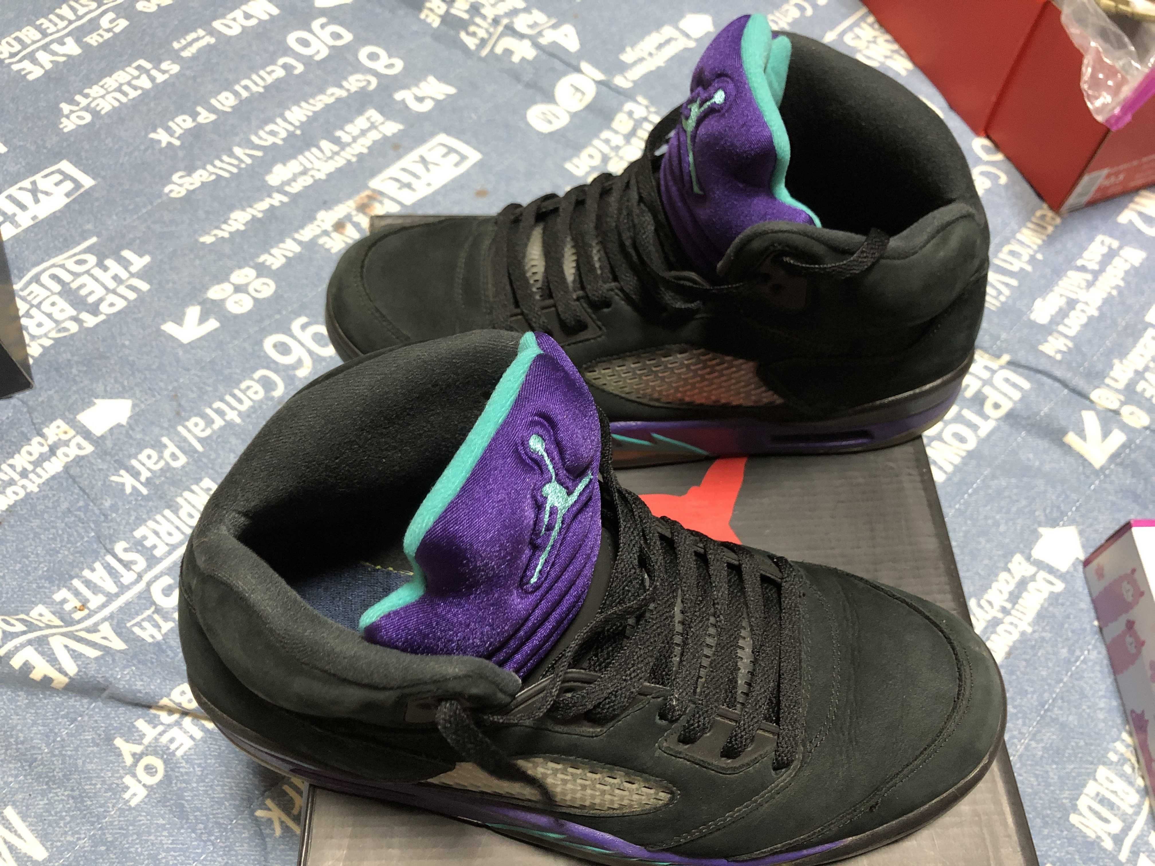 NIKE AIR JORDAN 5 RETRO BLACK GRAPE (2013)