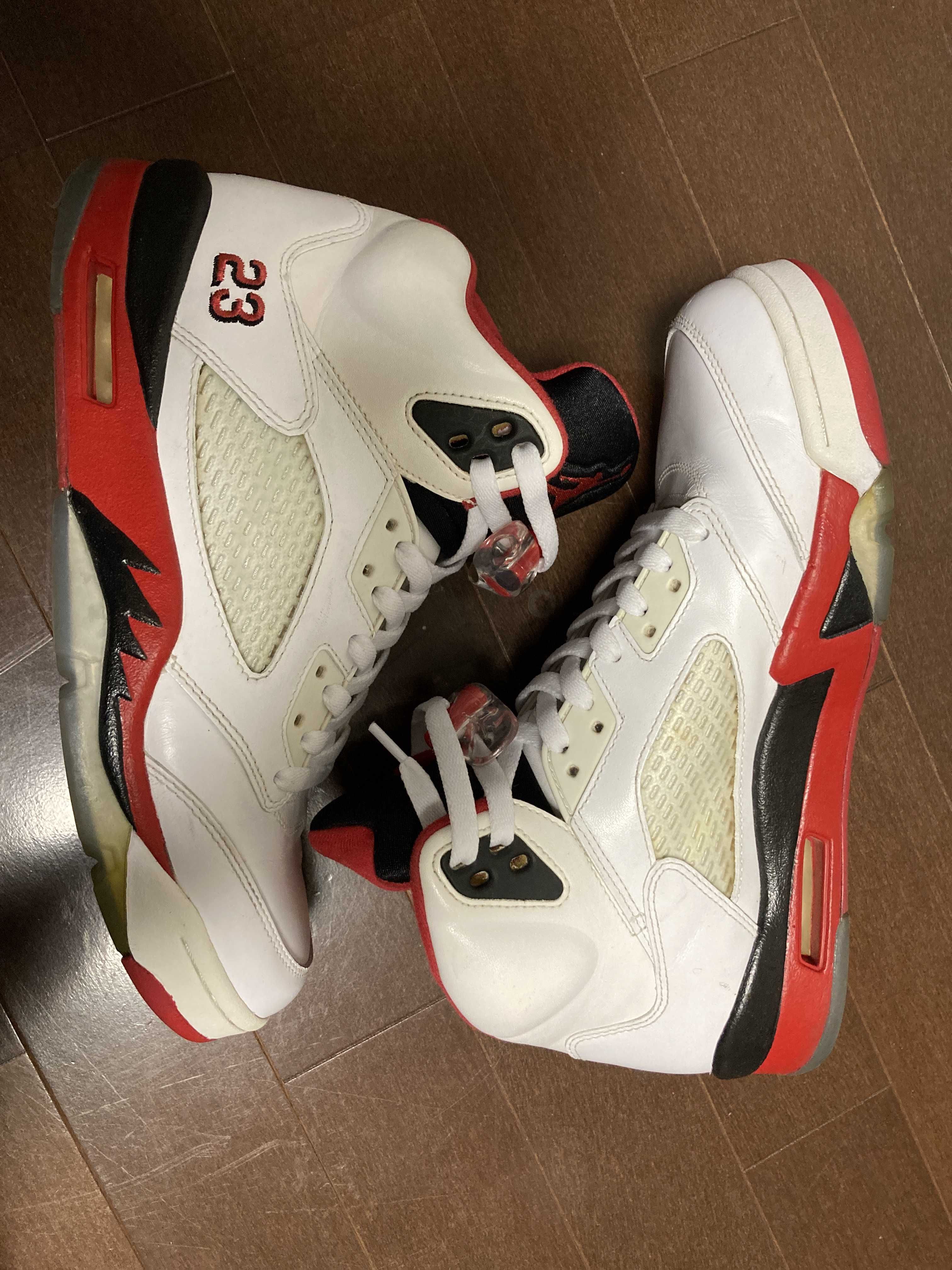 Nike Air Jordan 5 Retro "Fire Red/Black Tongue" (2013)