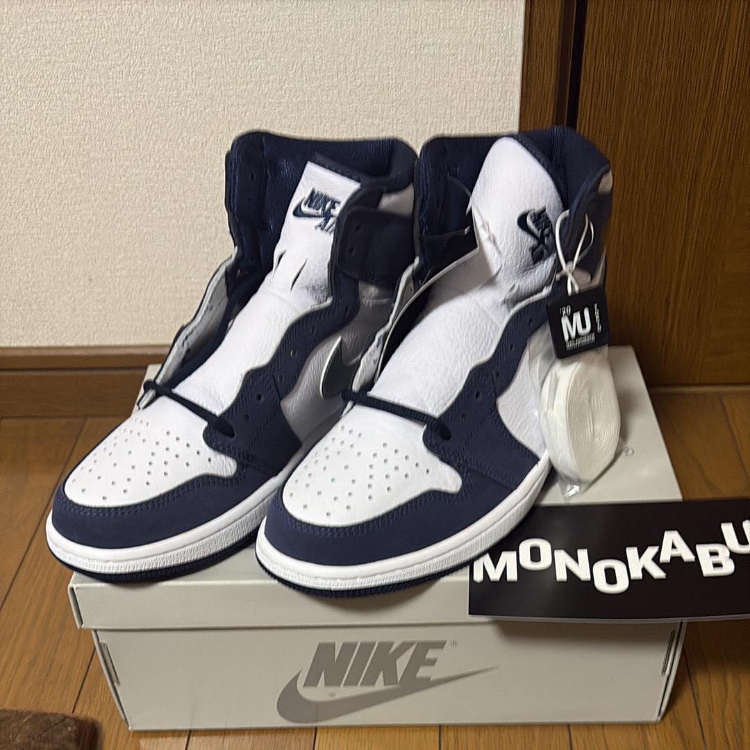 Nike Air Jordan 1 High OG CO.JP "White/Midnight Navy" (2020) (Standard Box)