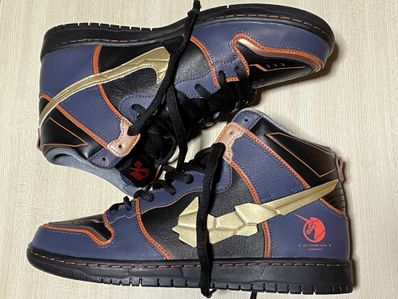 Gundam Unicorn × Nike SB Dunk High PRO QS "Banshee"
