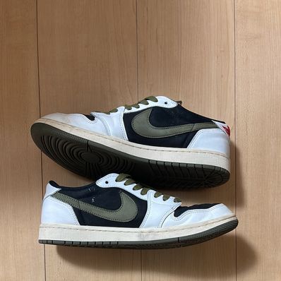 Travis Scott × Nike Women's Air Jordan 1 Low OG "Medium Olive"