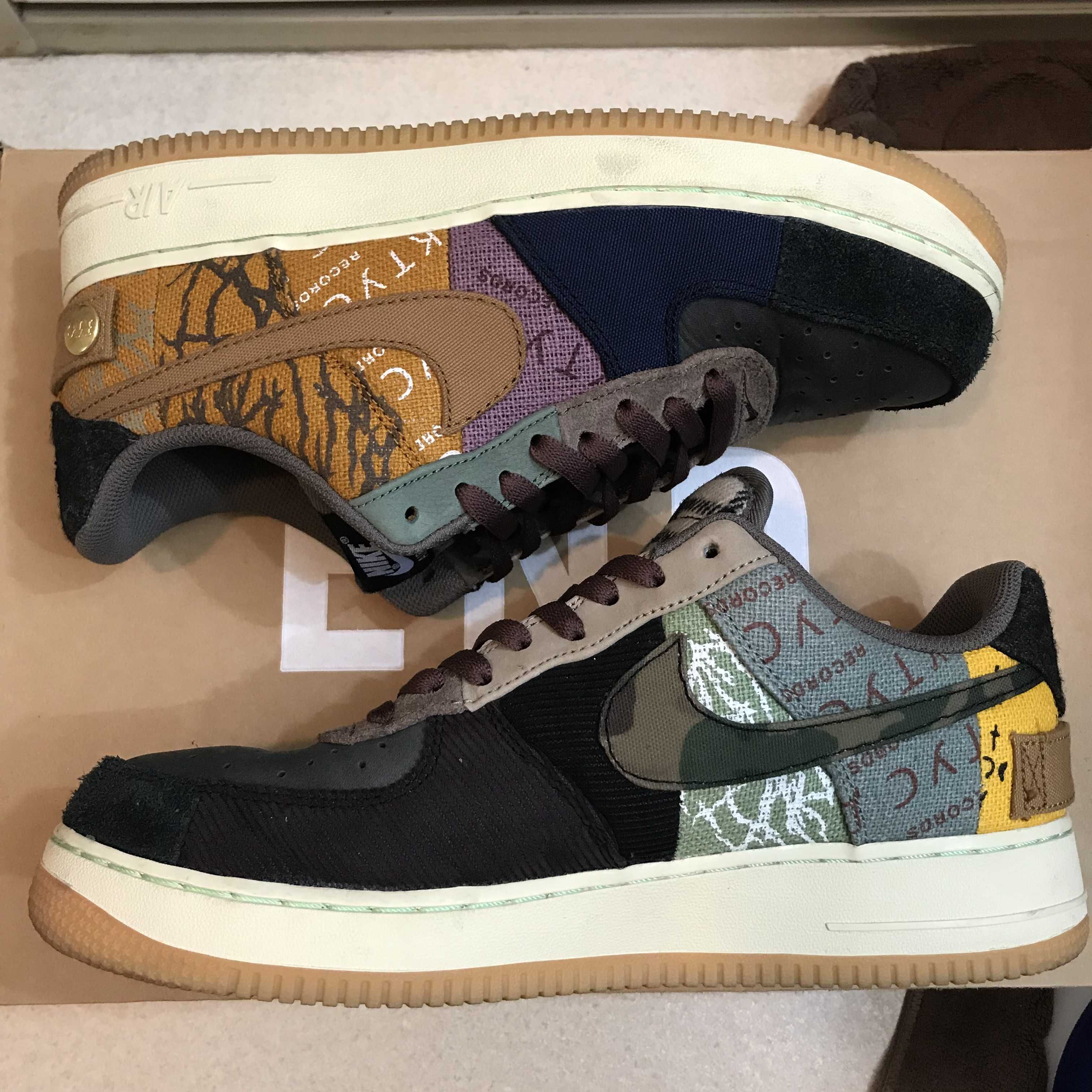 Travis Scott × Nike Air Force 1 Low Cactus Jack "Multi Color"