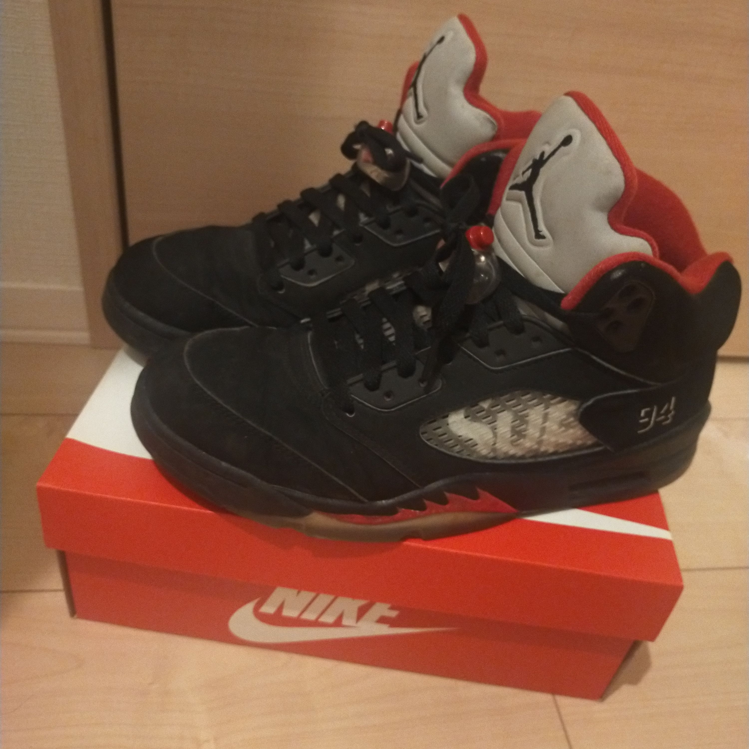 Supreme × Nike Air Jordan 5 Retro "Black"