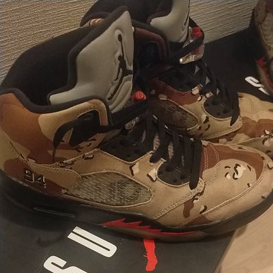 Supreme × Nike Air Jordan 5 Retro "Desert Camo"