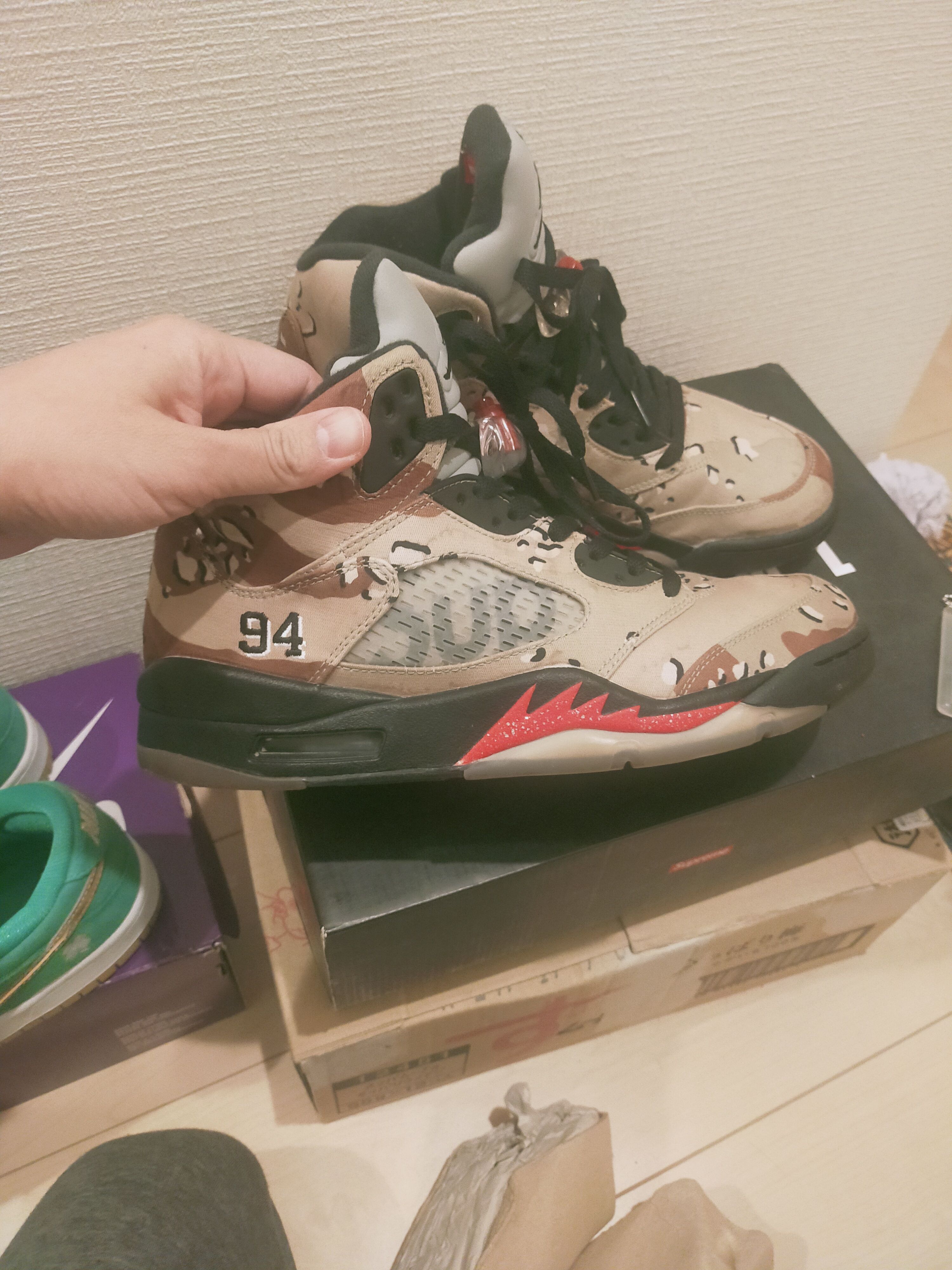 Supreme × Nike Air Jordan 5 Retro "Desert Camo"