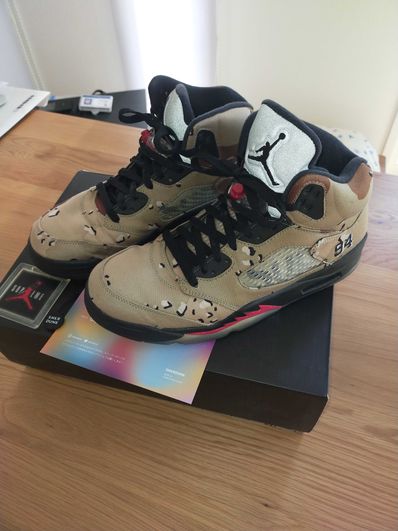 Supreme × Nike Air Jordan 5 Retro "Desert Camo"