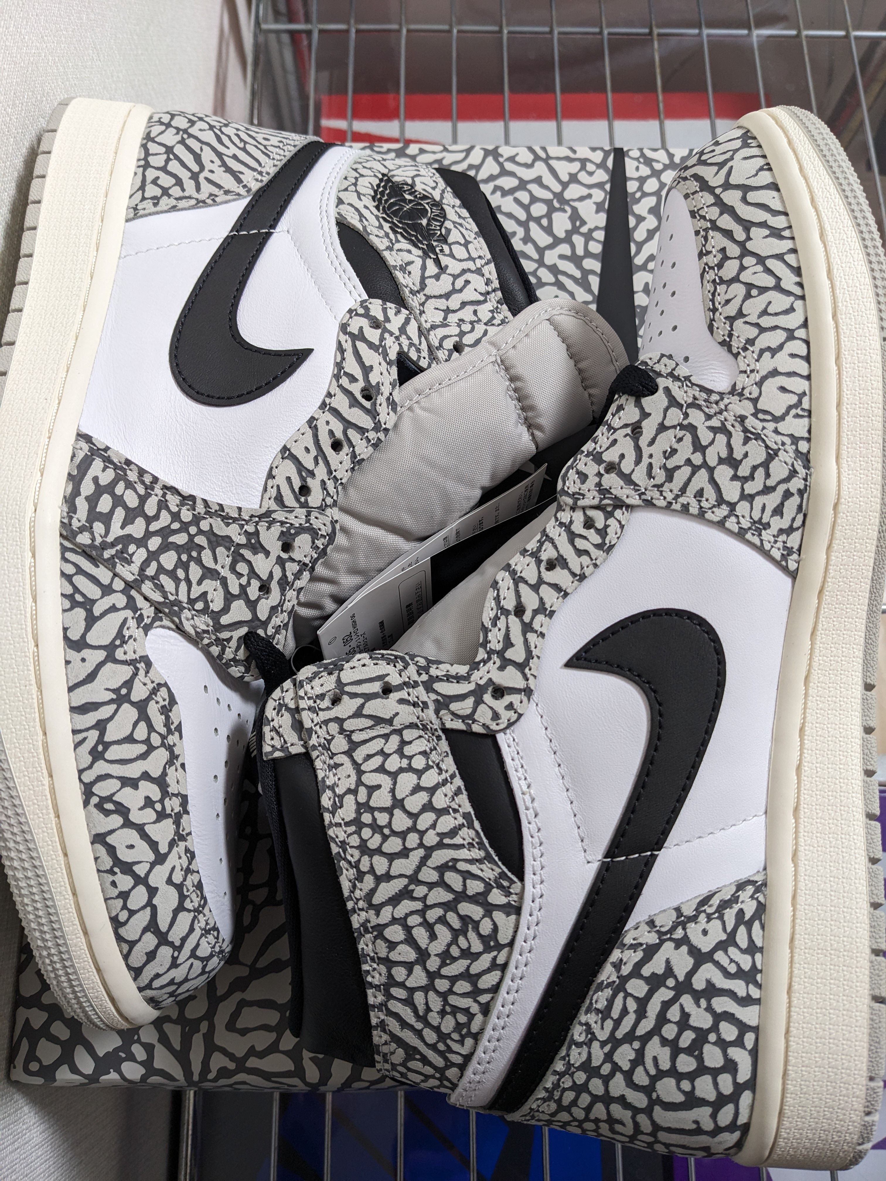 Nike Air Jordan 1 High OG "White Cement/Safari"