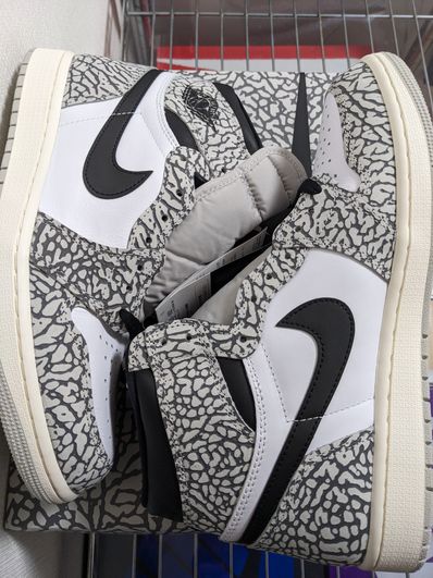 Nike Air Jordan 1 High OG "White Cement/Safari"