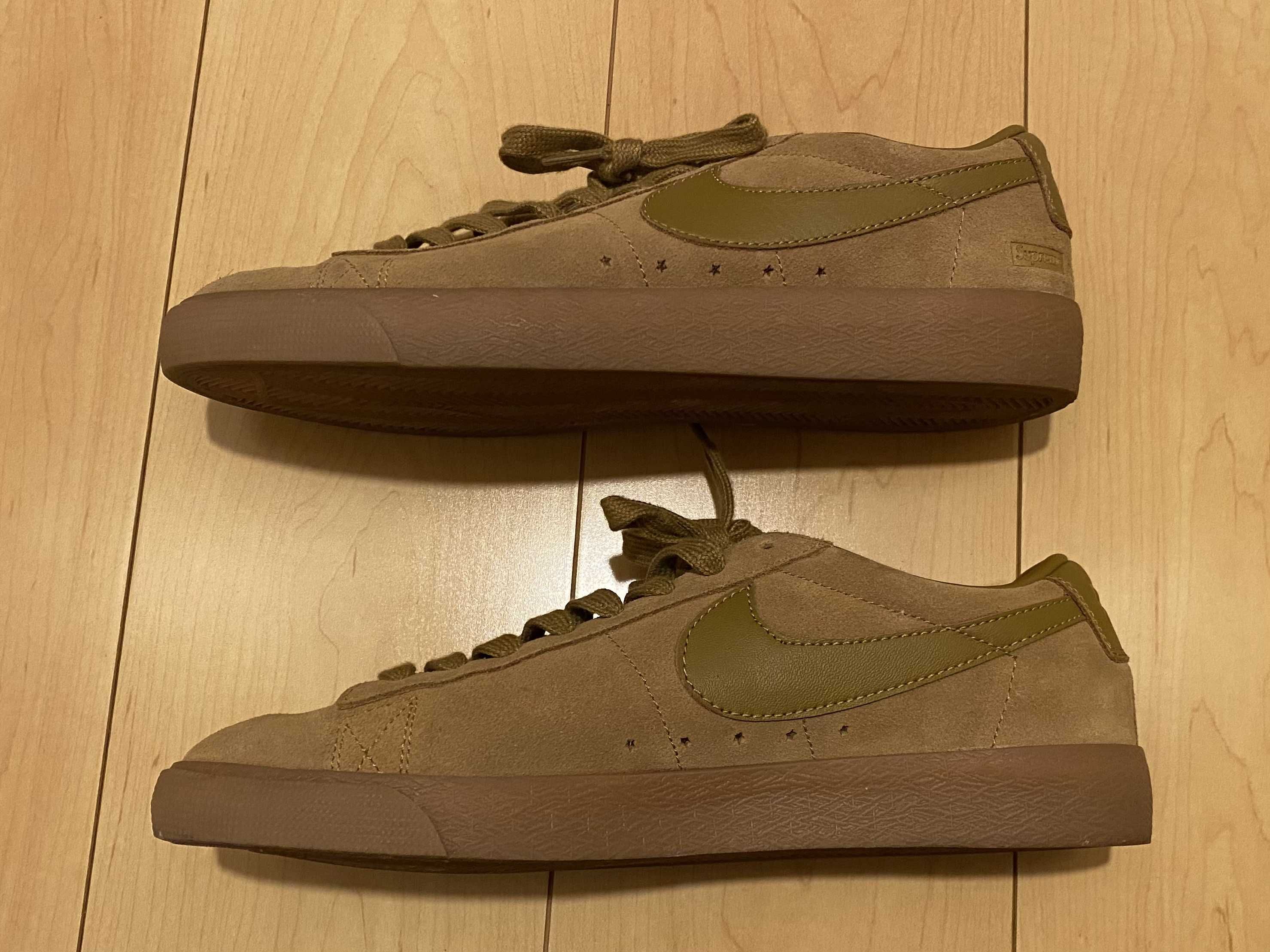 Supreme × Nike SB Blazer Low GT "Golden Beige"