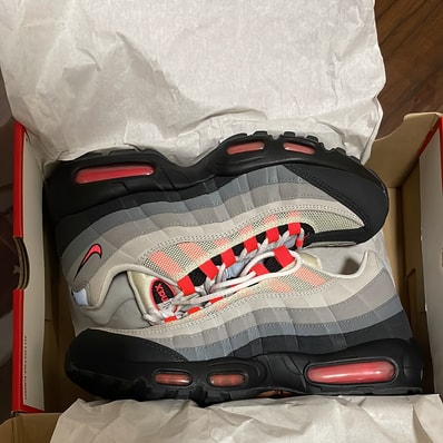 Nike Air Max 95 "White/Solar Red"