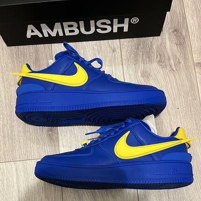 AMBUSH × Nike Air Force 1 Low "Game Royal and Vivid Sulfur"