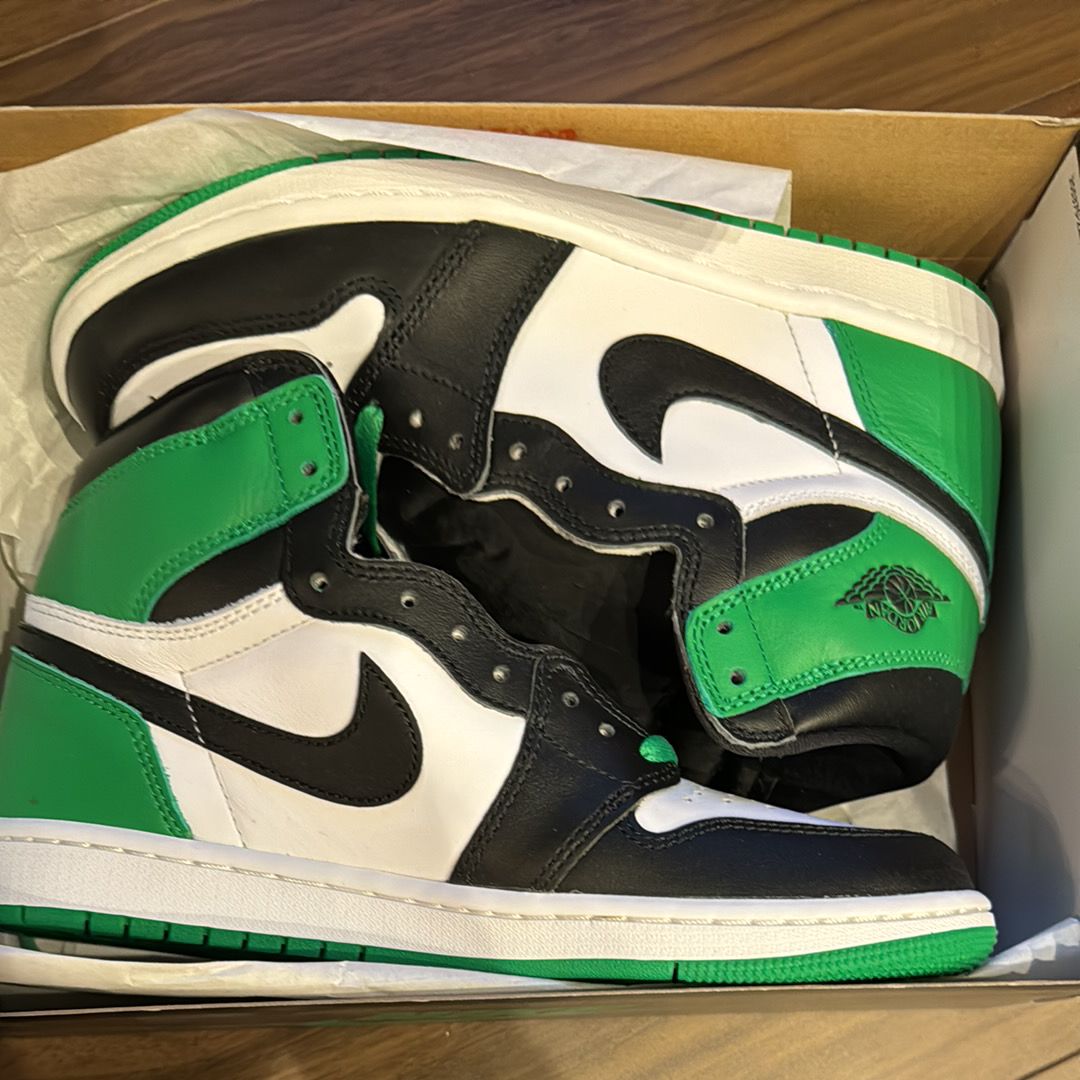 Nike Air Jordan 1 Retro High OG "Celtics/Black and Lucky Green" (2023)
