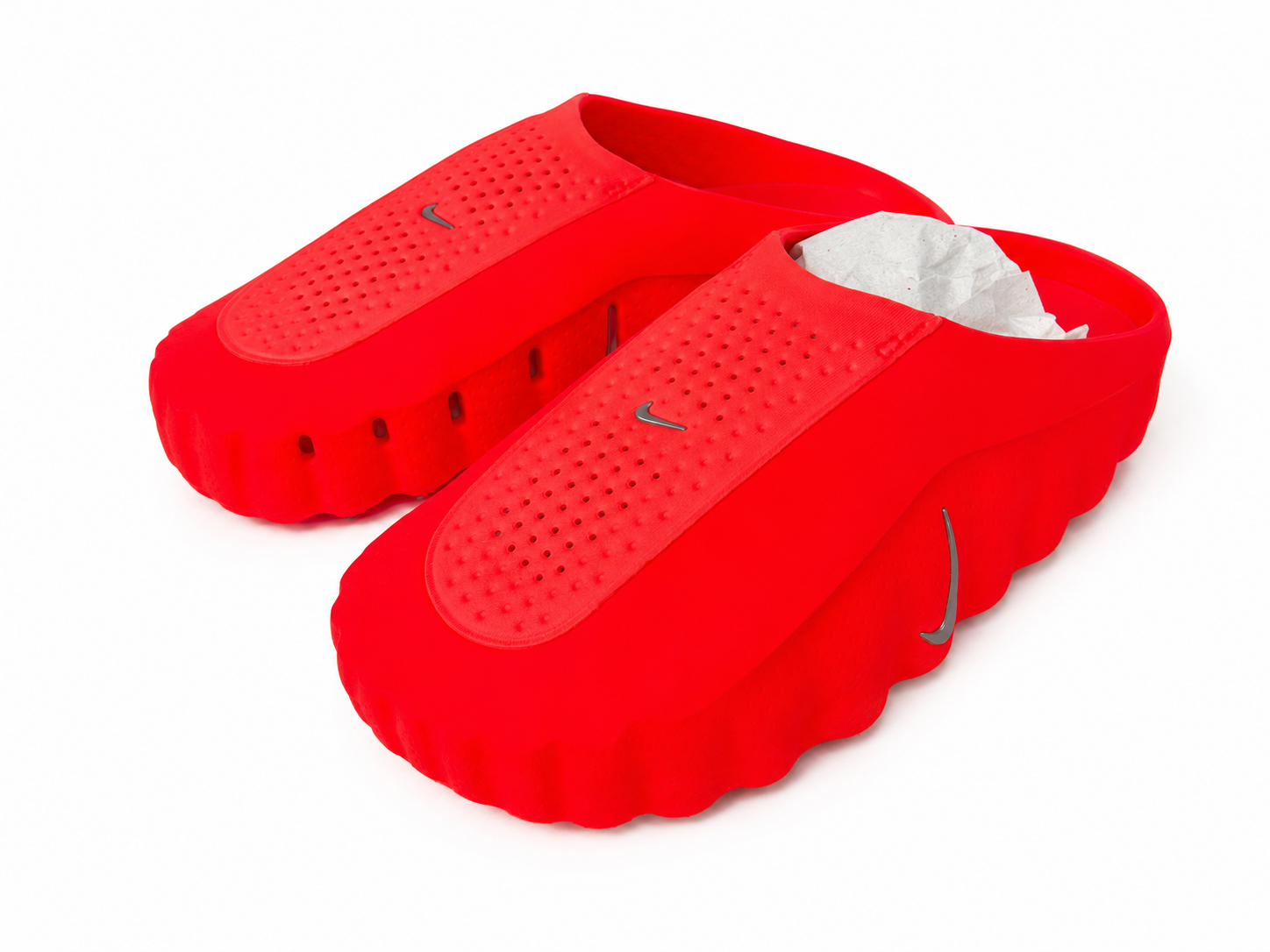 Nike Mind 001 Mules "Solar Red/Hyper Crimson"