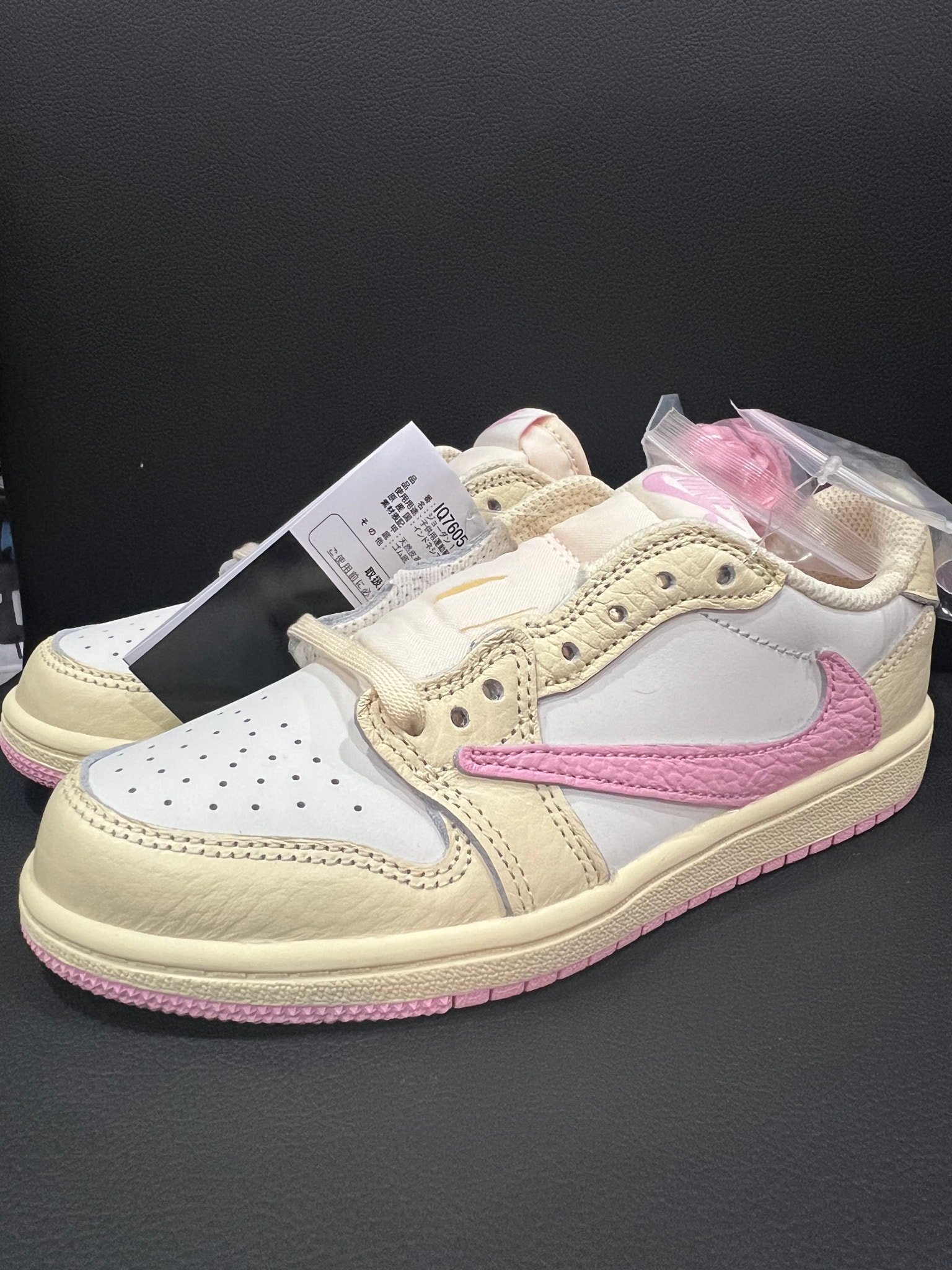 Travis Scott × Nike PS Jordan 1 Low OG SP "Muslin/Shy Pink"