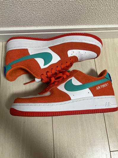 Nike Air Force 1 Low '07 LV8 Athletic Club "Rush Orange/Washed Teal-White"