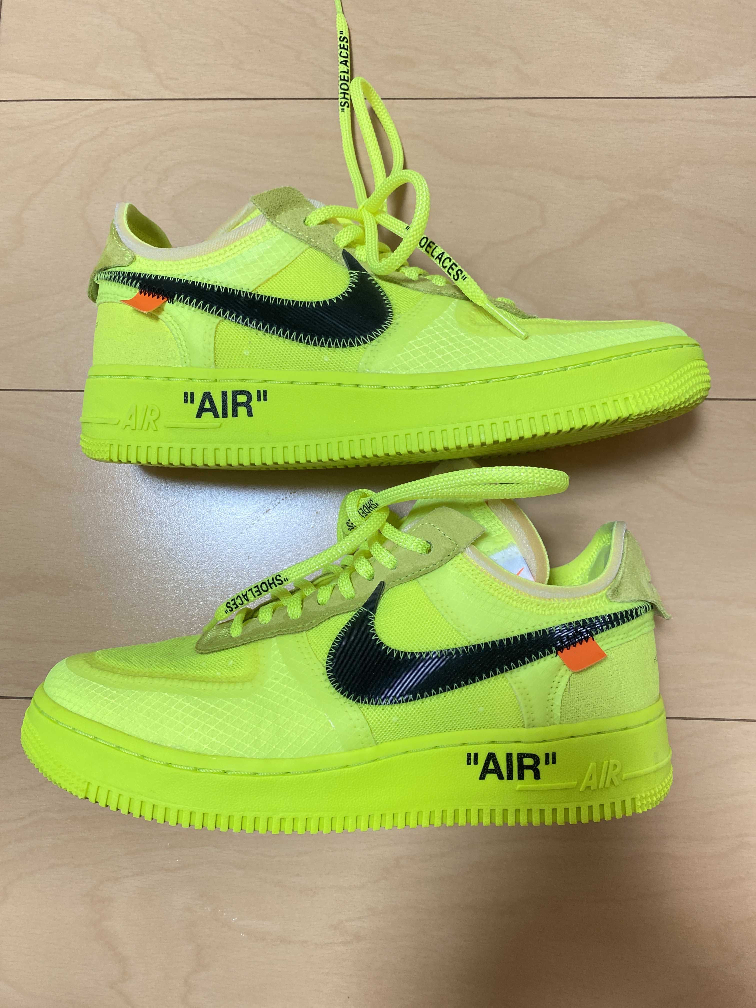 Off-White × Nike Air Force 1 Low "Volt"