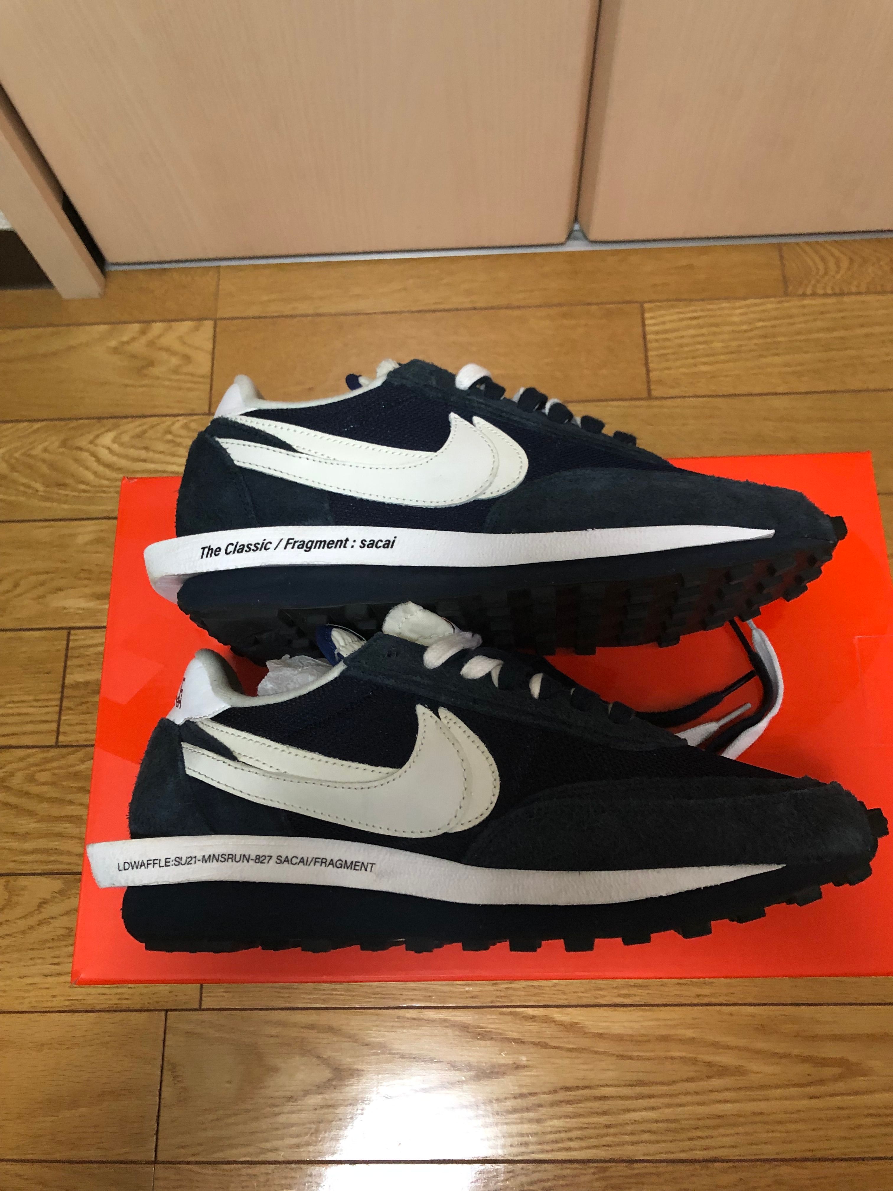 Fragment × sacai × Nike LD Waffle "Blackended Blue"
