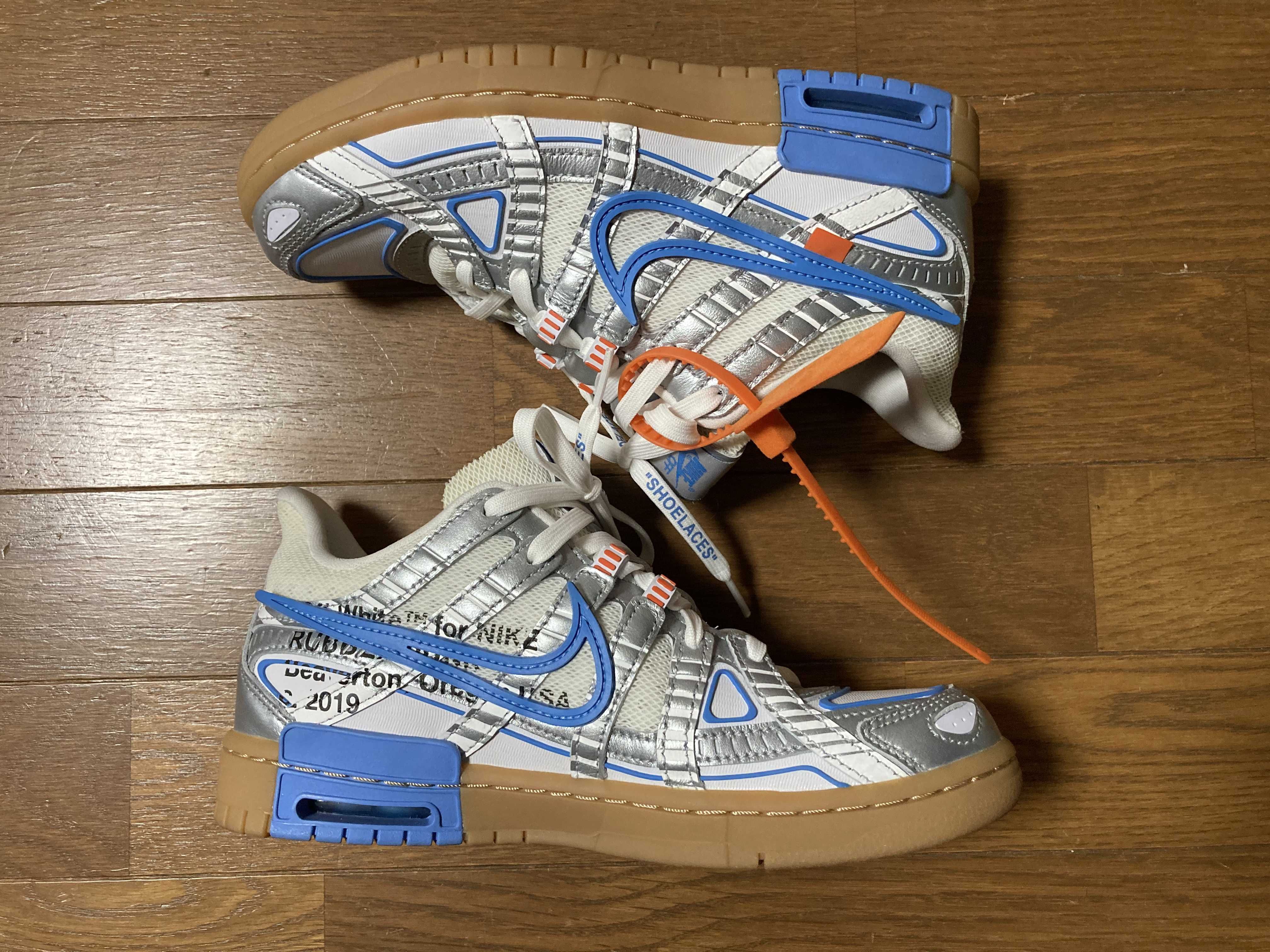 Off-White × Nike Air Rubber Dunk "White/University Blue"