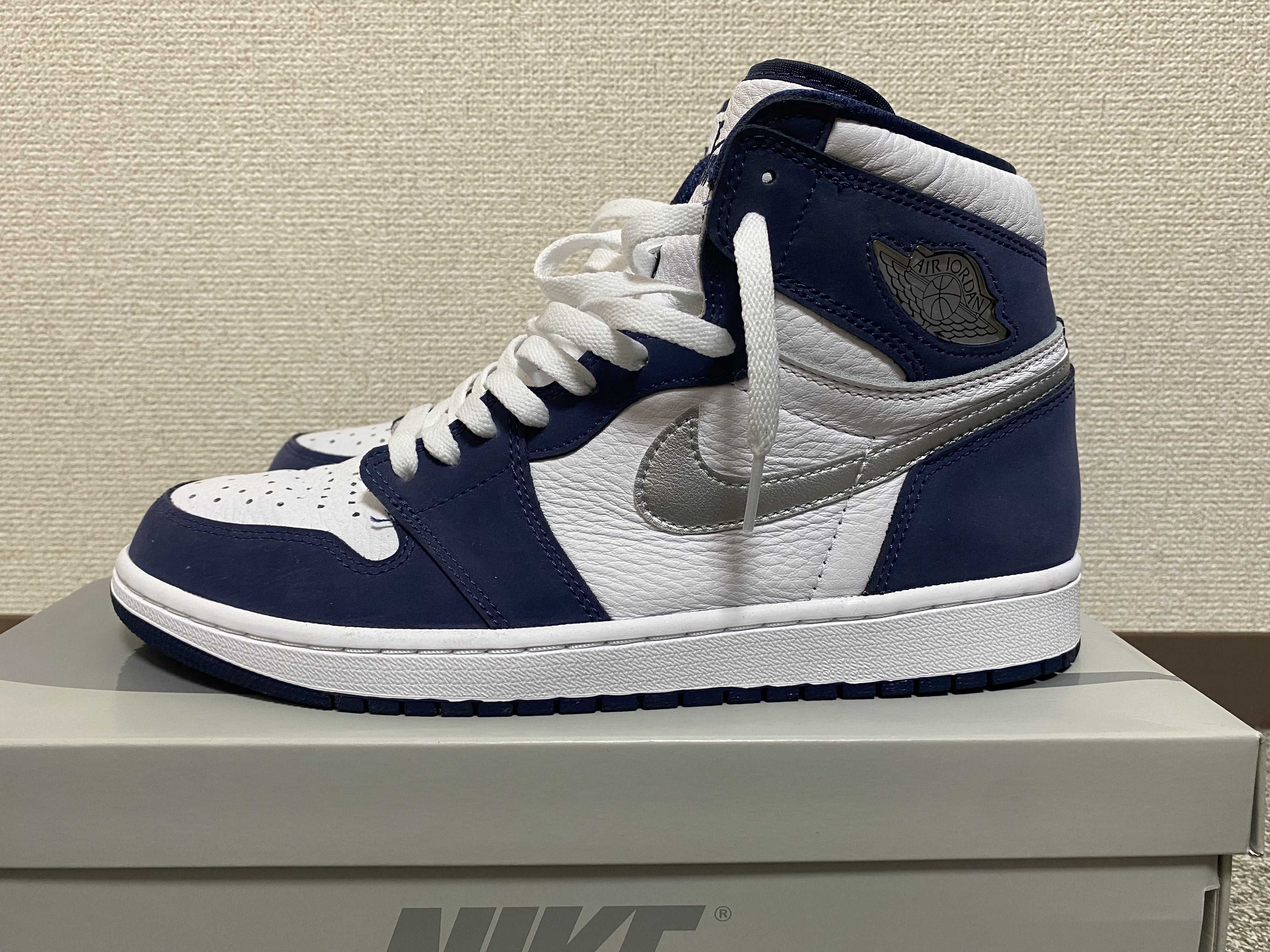 Nike Air Jordan 1 High OG CO.JP "White/Midnight Navy" (2020)(ブリーフケースなし)