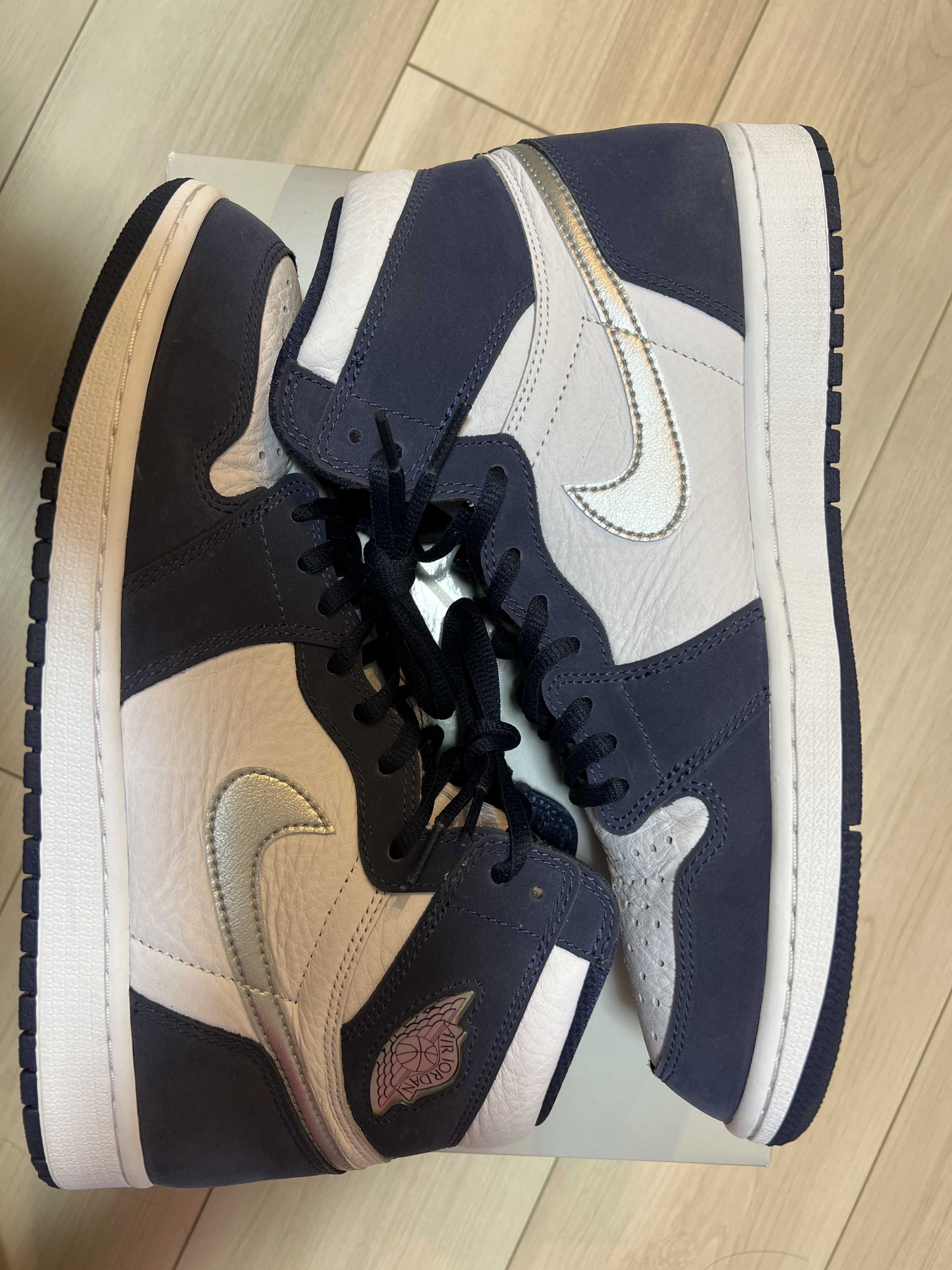 Nike Air Jordan 1 High OG CO.JP "White/Midnight Navy" (2020)(ブリーフケースなし)