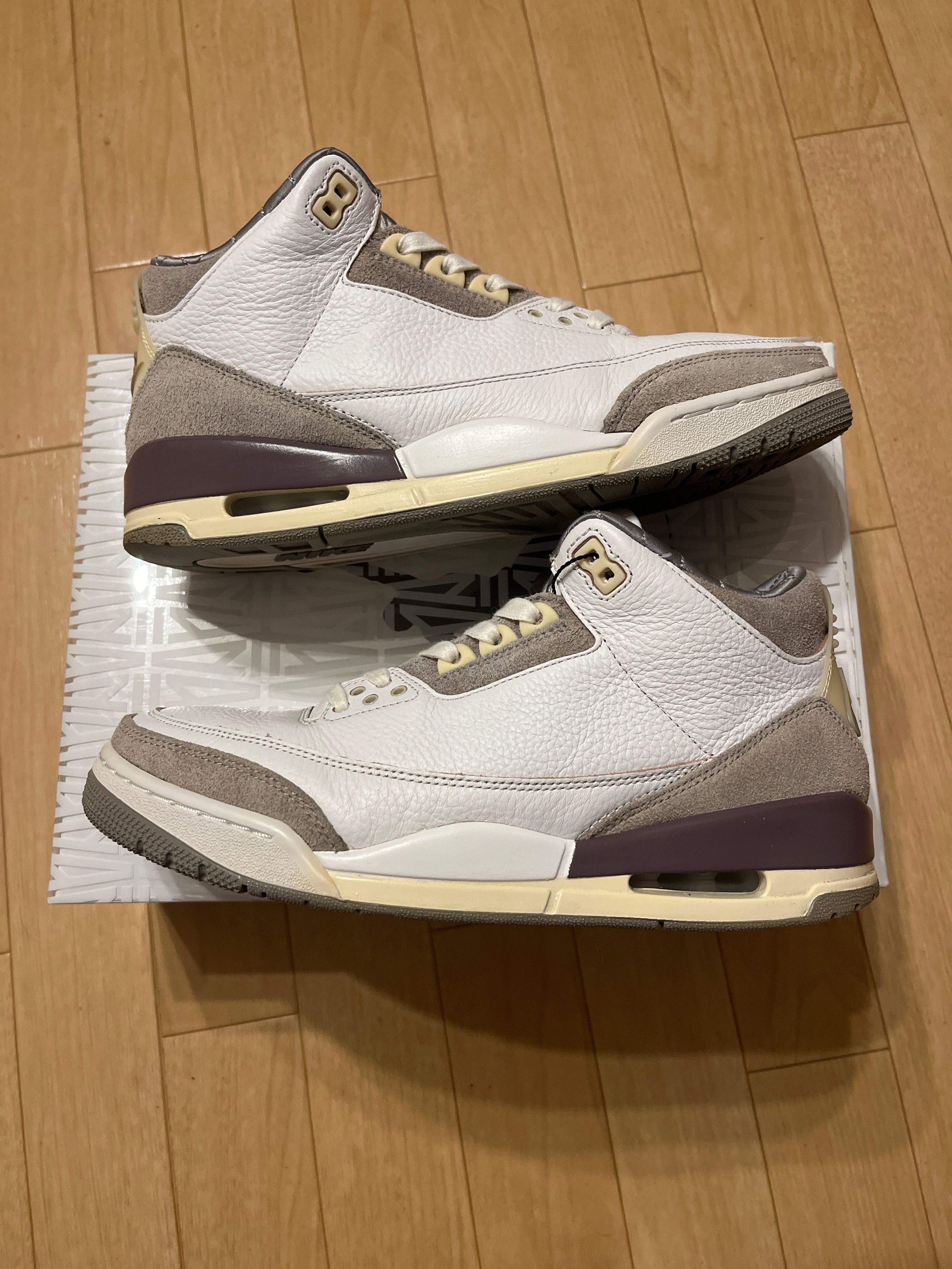 A Ma Maniere × Nike Women's Air Jordan 3 Retro SP "White/Medium Grey Violet Ore"