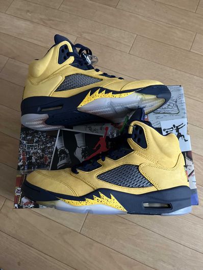 NIKE AIR JORDAN 5 "MICHIGAN"