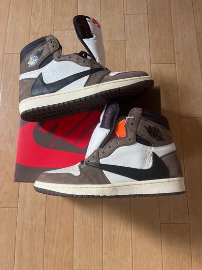Travis Scott × Nike Air Jordan 1 Retro High OG TS SP "Sail/Dark Mocha"