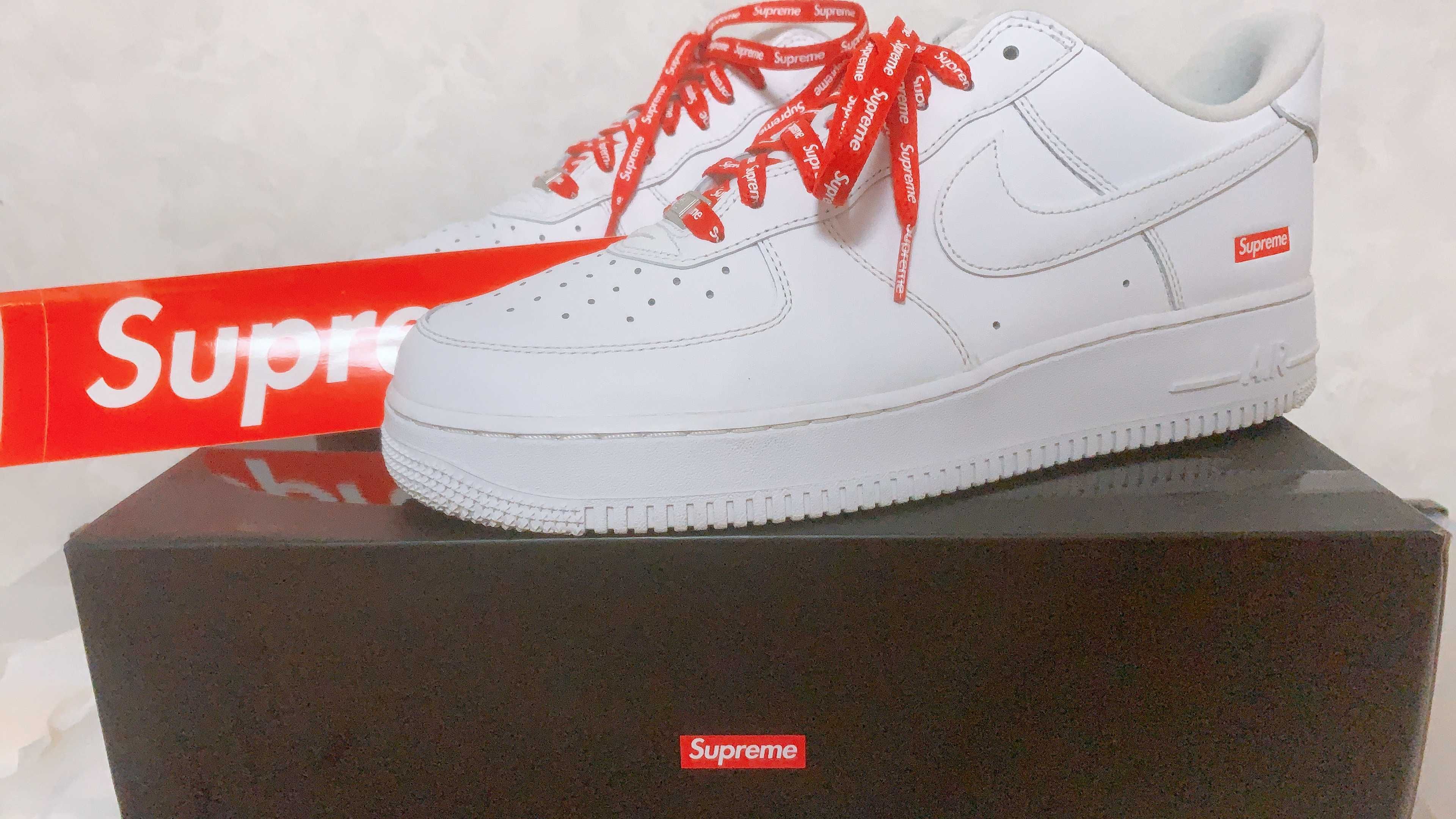 Supreme × Nike Air Force 1 Low "White"