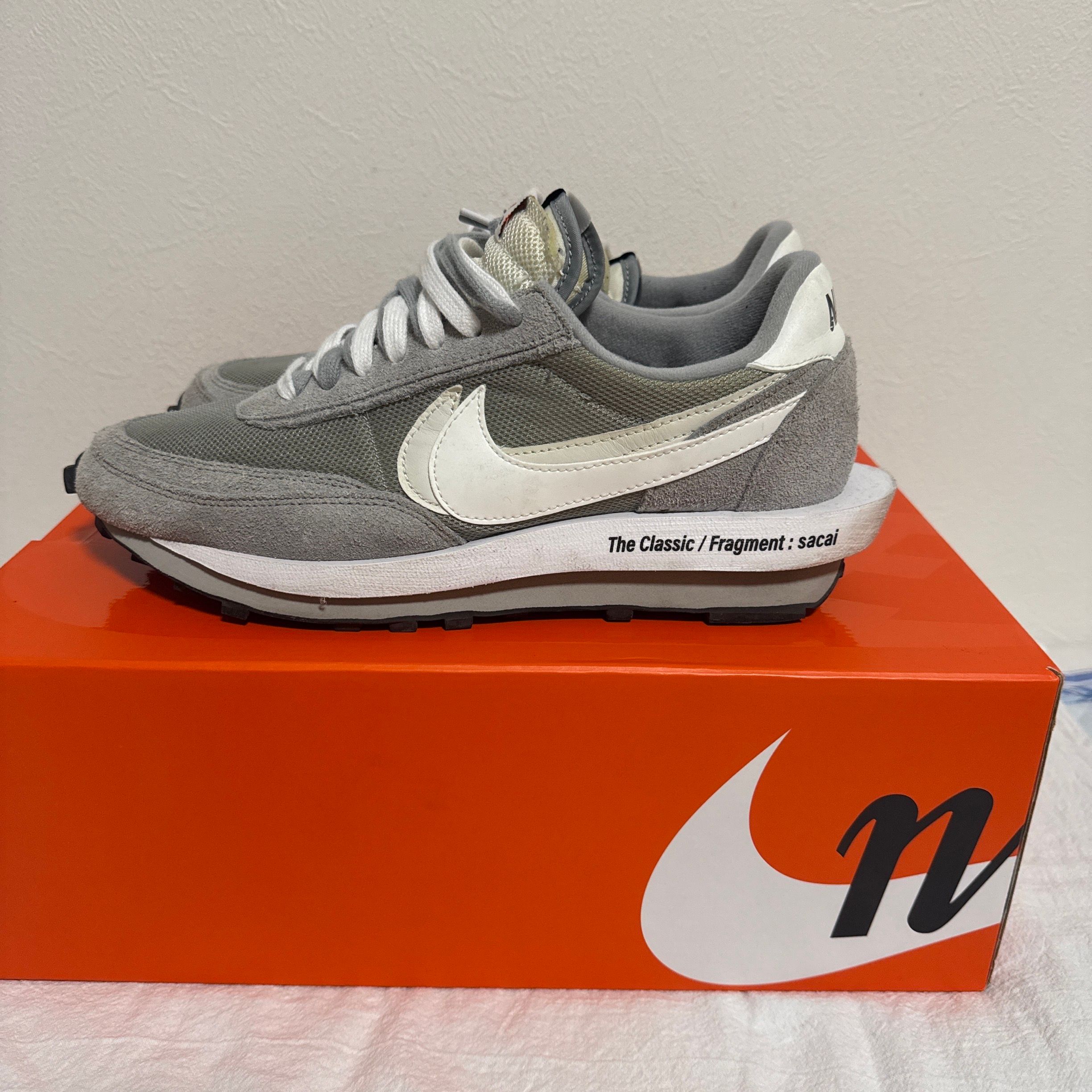 Fragment × sacai × Nike LD Waffle "Light Smoke Grey"