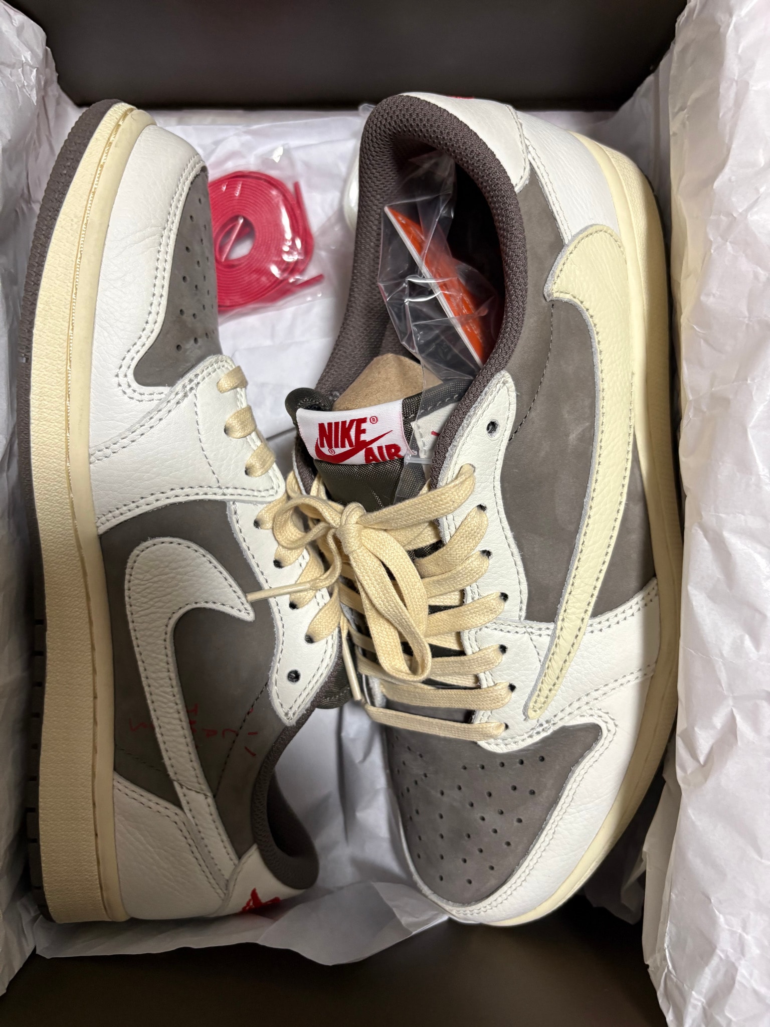 Travis Scott × Nike Air Jordan 1 Low OG SP "Reverse Mocha/Sail and Ridgerock"