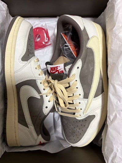 Travis Scott × Nike Air Jordan 1 Low OG SP "Reverse Mocha/Sail and Ridgerock"