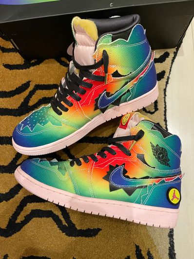J Balvin × Nike Air Jordan 1 High OG "Rainbow"