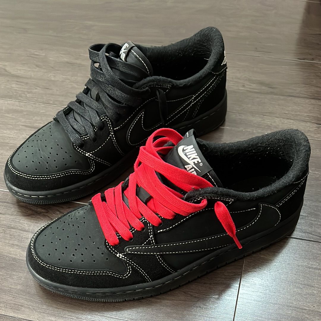 Travis Scott × Nike Air Jordan 1 Low OG SP "Black Phantom"
