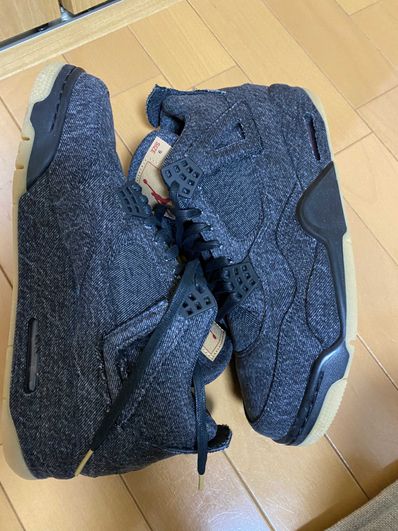 Nike × Levi's Air Jordan 4 "Black Denim" (Tag: ®)