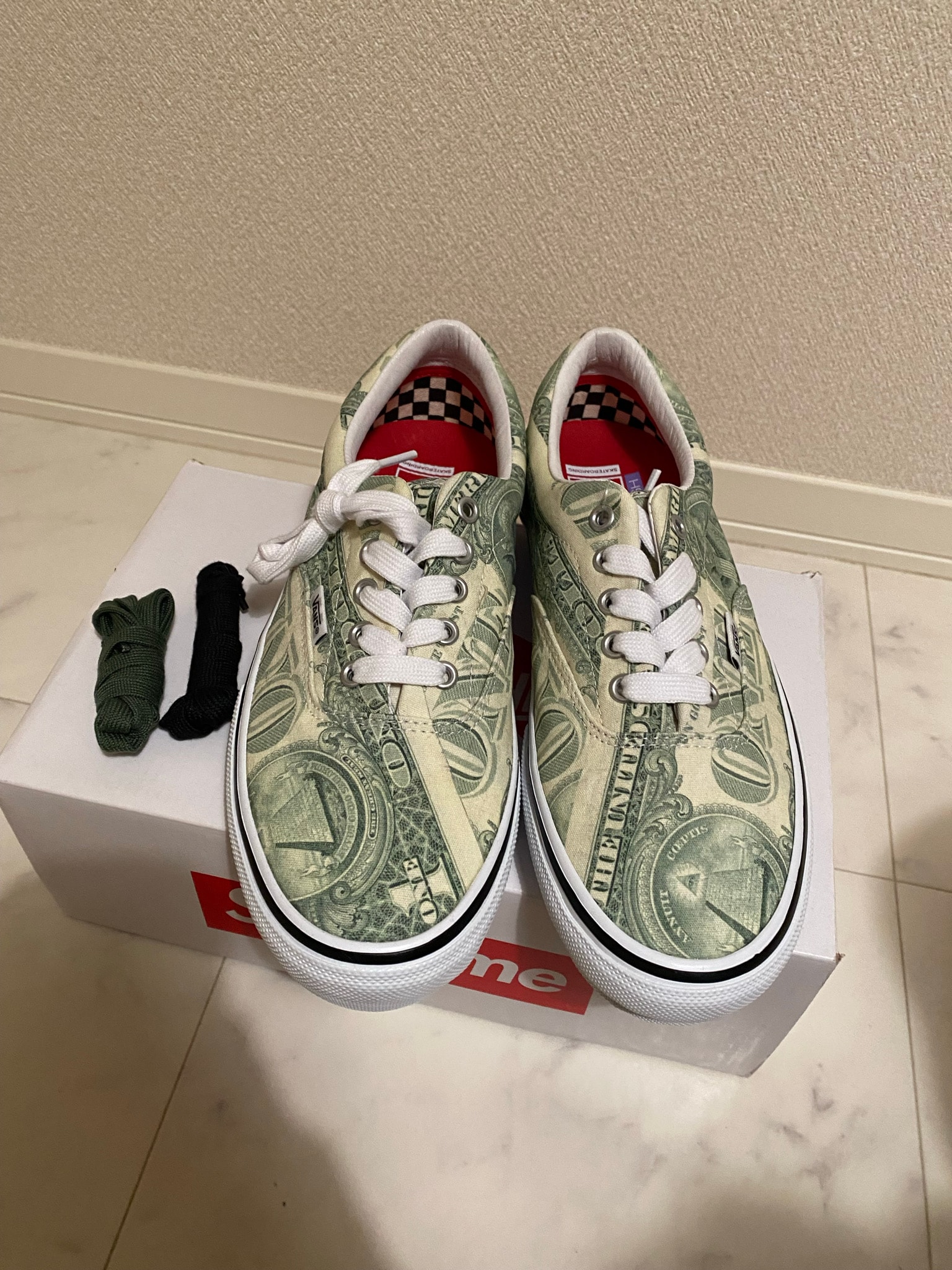 Supreme × Vans Dollar Era "Green"