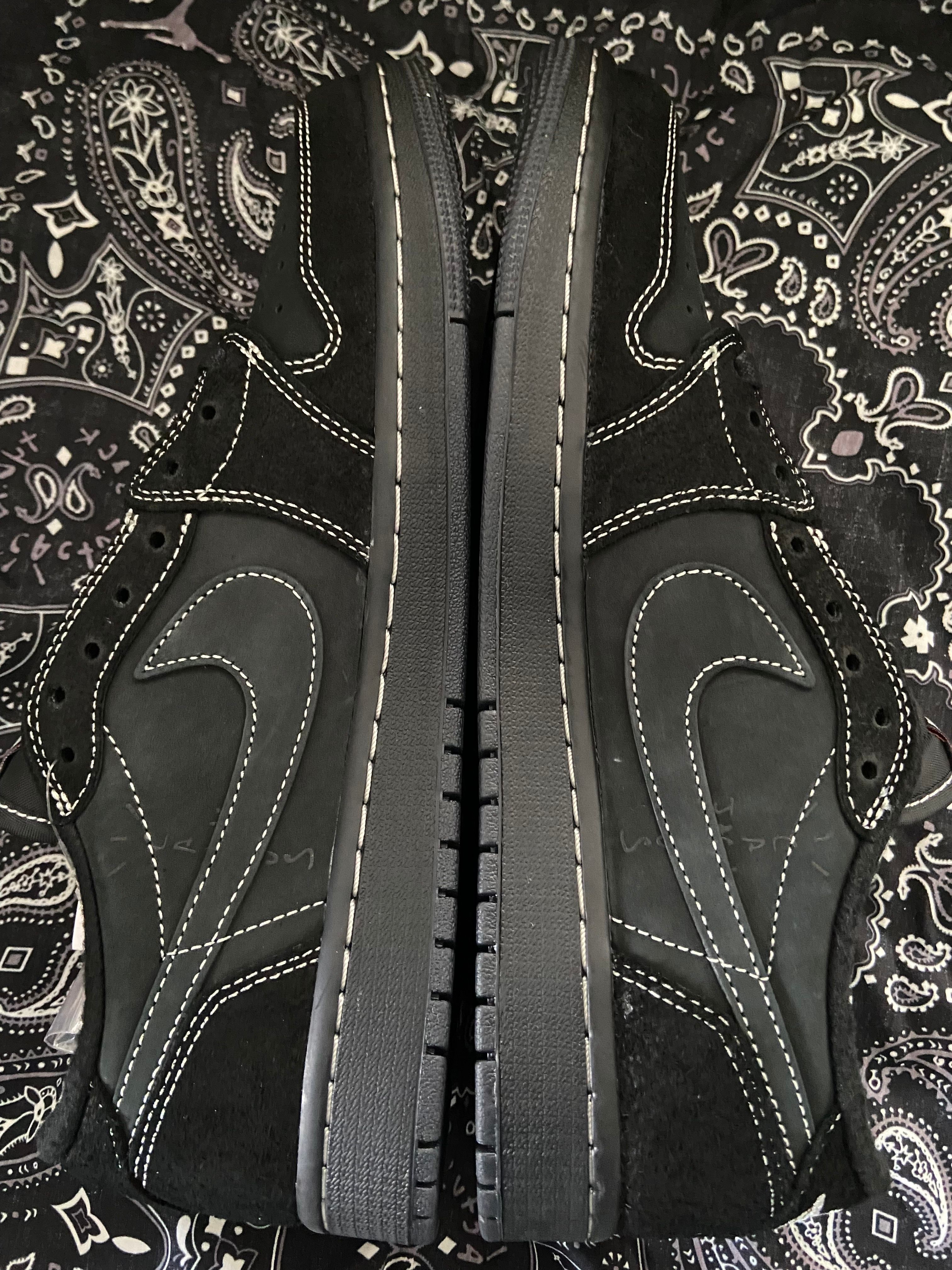 Travis Scott × Nike Air Jordan 1 Low OG SP "Black Phantom"