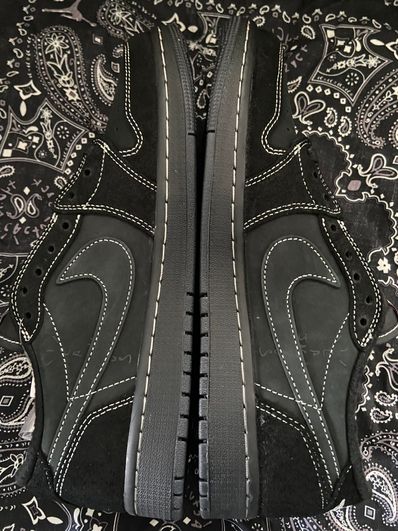Travis Scott × Nike Air Jordan 1 Low OG SP "Black Phantom"