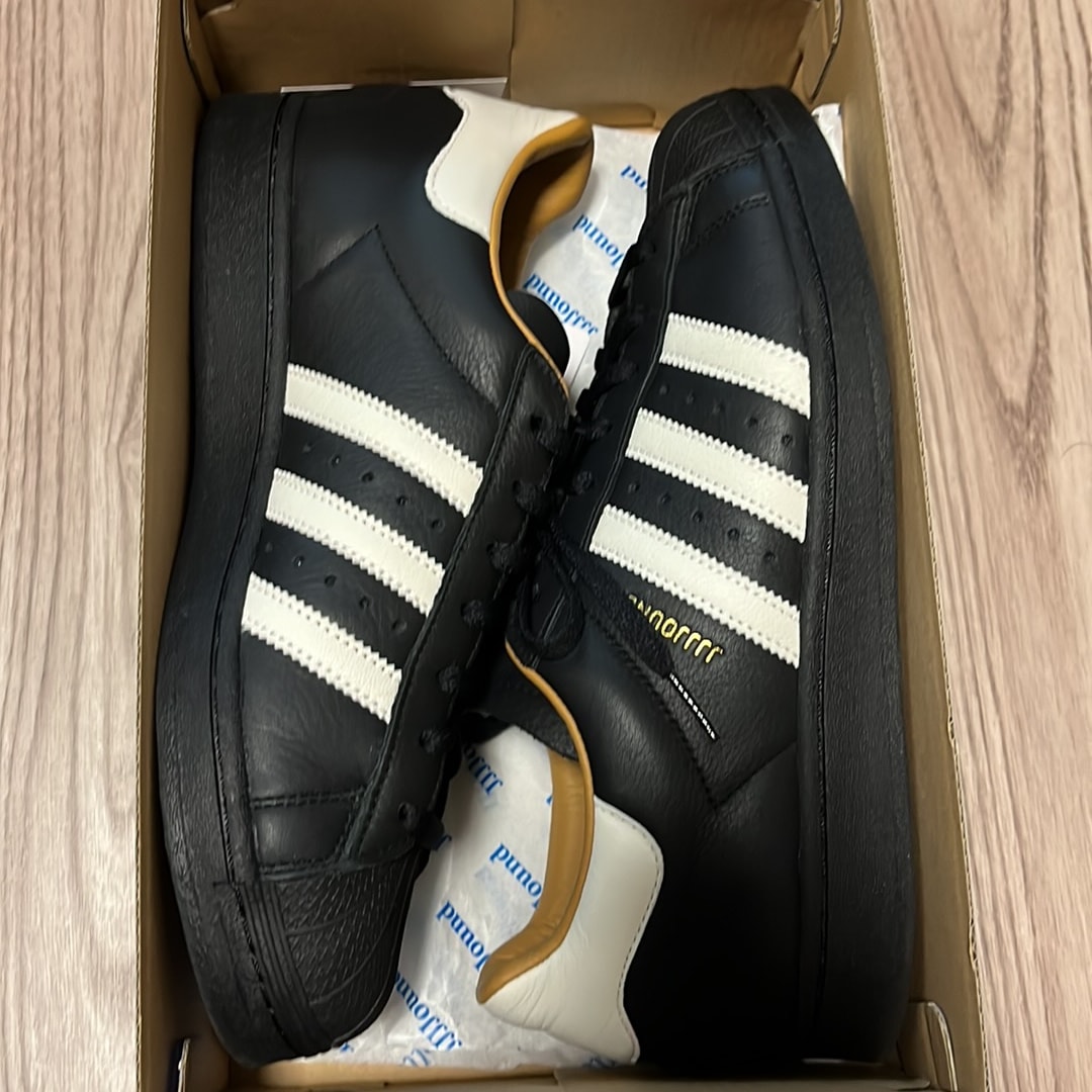 JJJJound × adidas Superstar 90 Made in Germany "Core Black/Off White/Core Black"