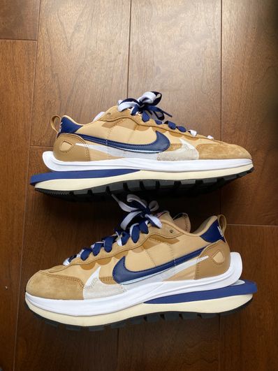Sacai × Nike Vapor Waffle "Sesame And Blue Void"