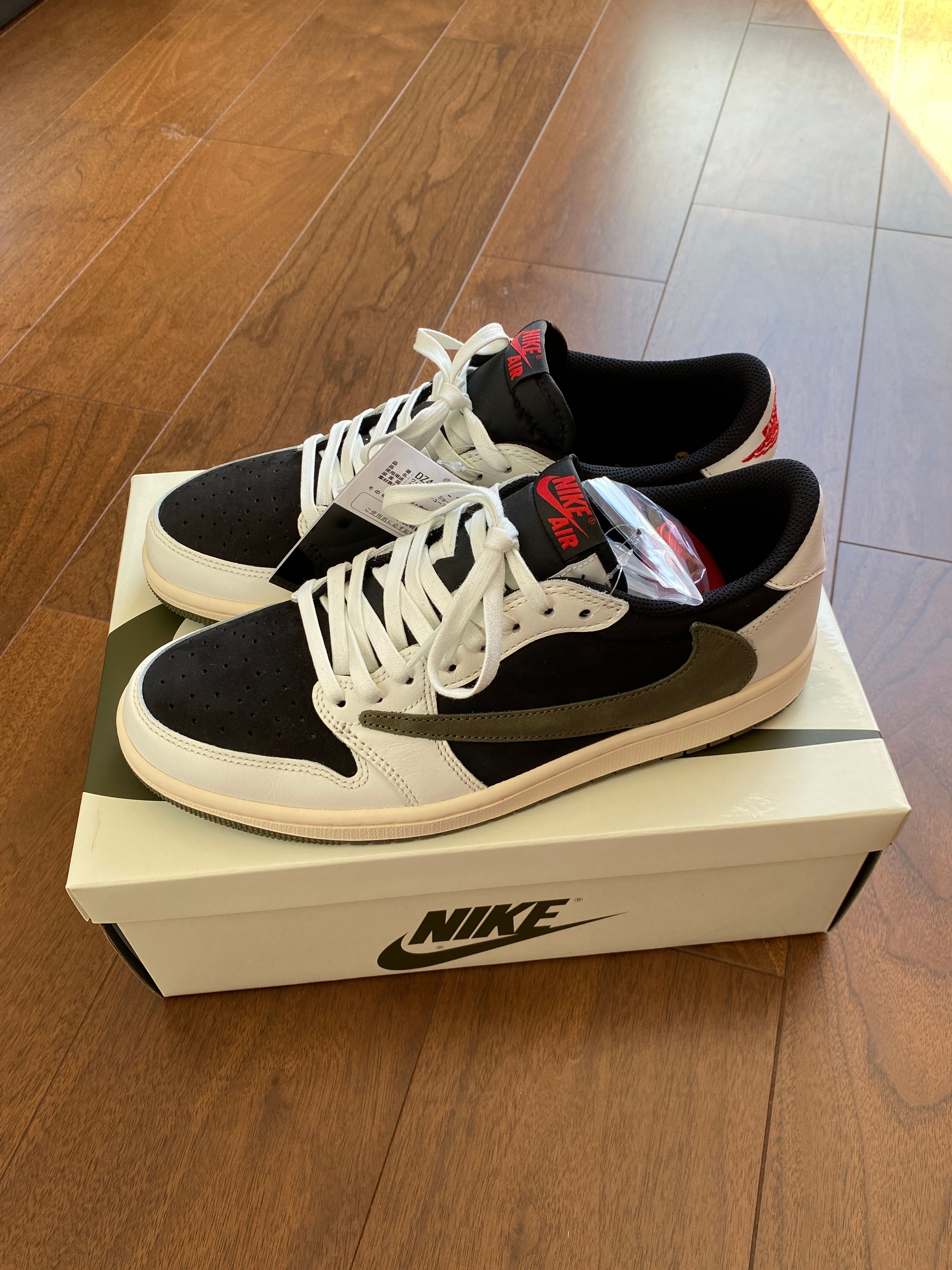 Travis Scott × Nike Women's Air Jordan 1 Low OG "Medium Olive"