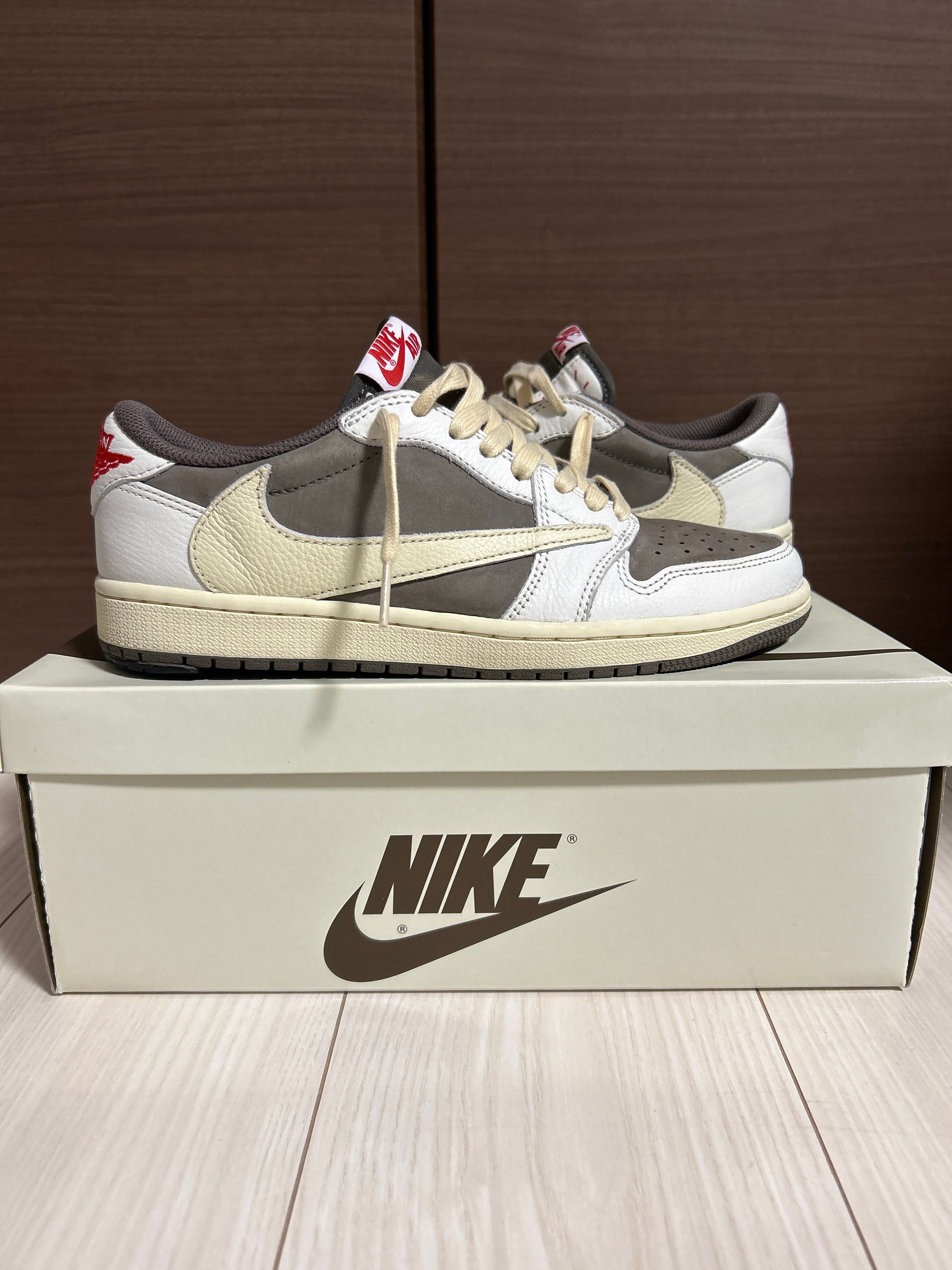 Travis Scott × Nike Air Jordan 1 Low OG SP "Reverse Mocha/Sail and Ridgerock"